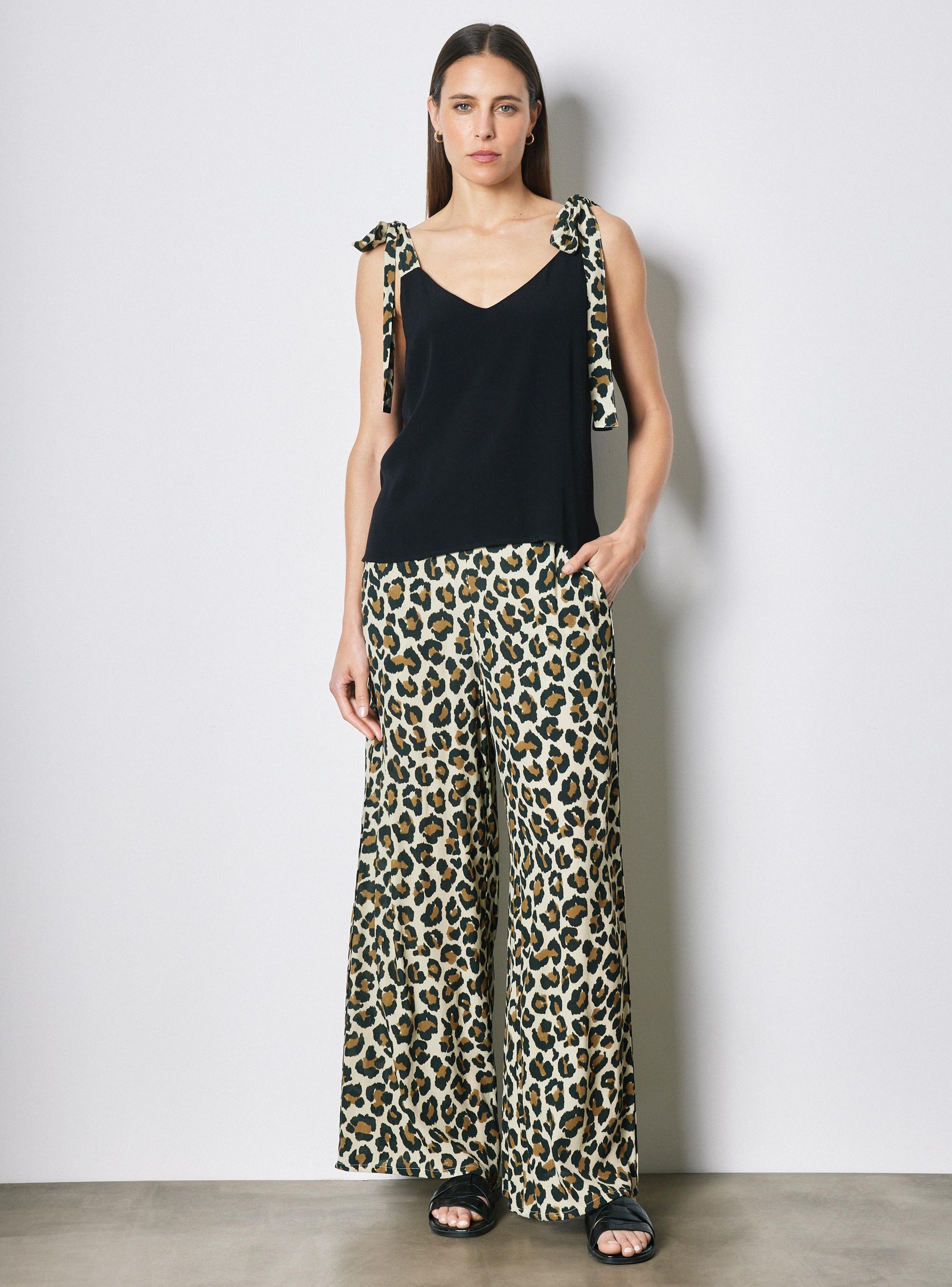 Blusa con Tirantes Anchos Anudados-4