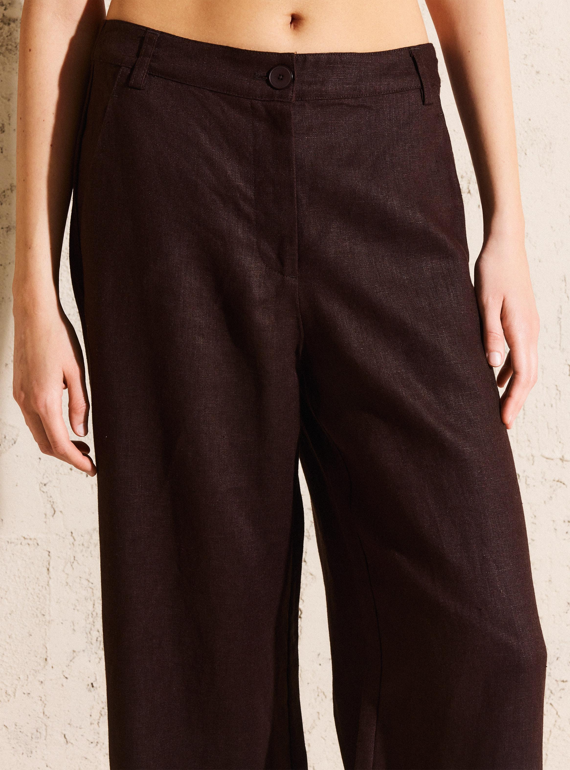 Pantalón Sastrero Straight Lino Colección María Pombo-2