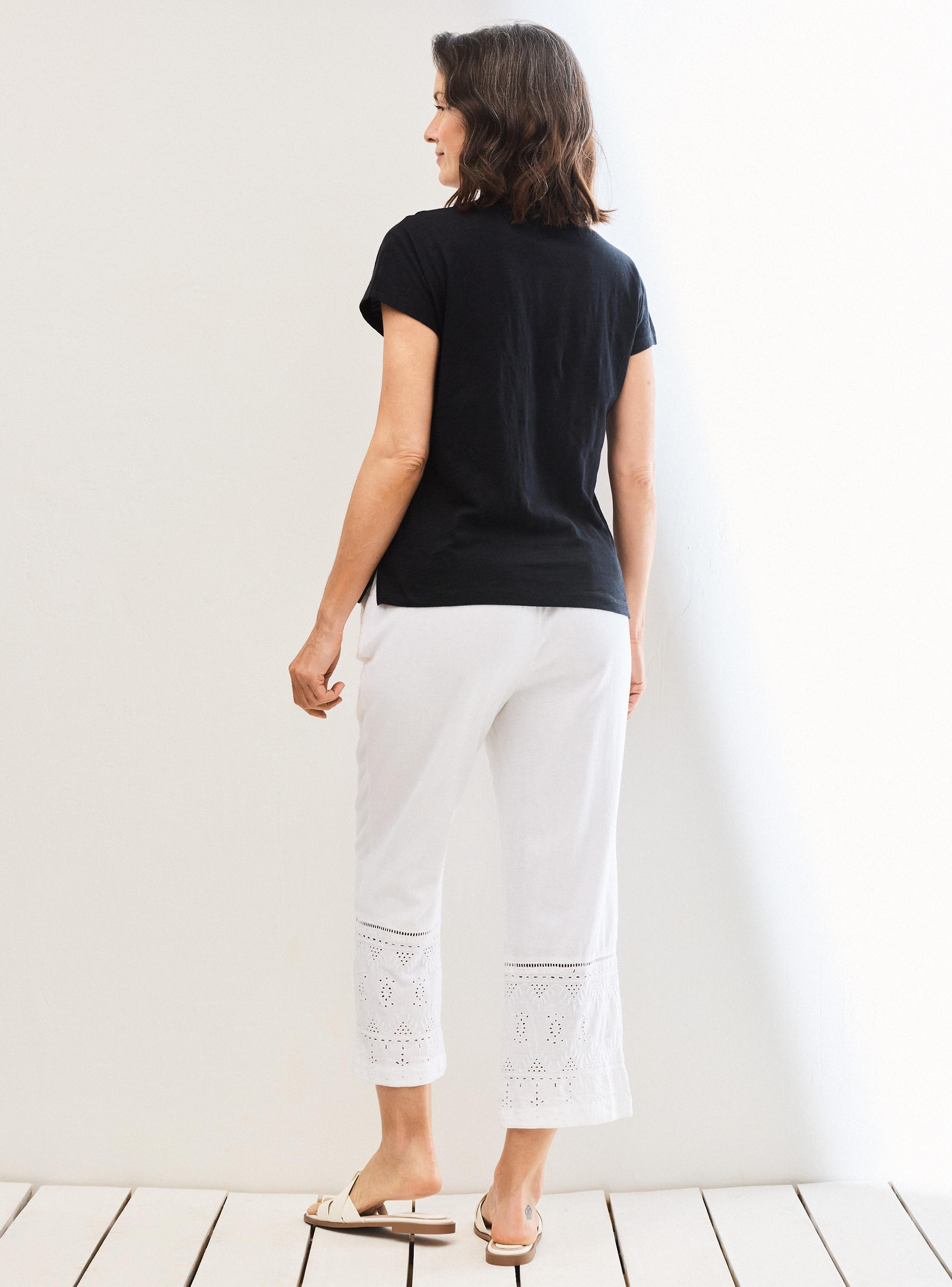 Polera Manga Kimono Bordado en Escote y Basta-5