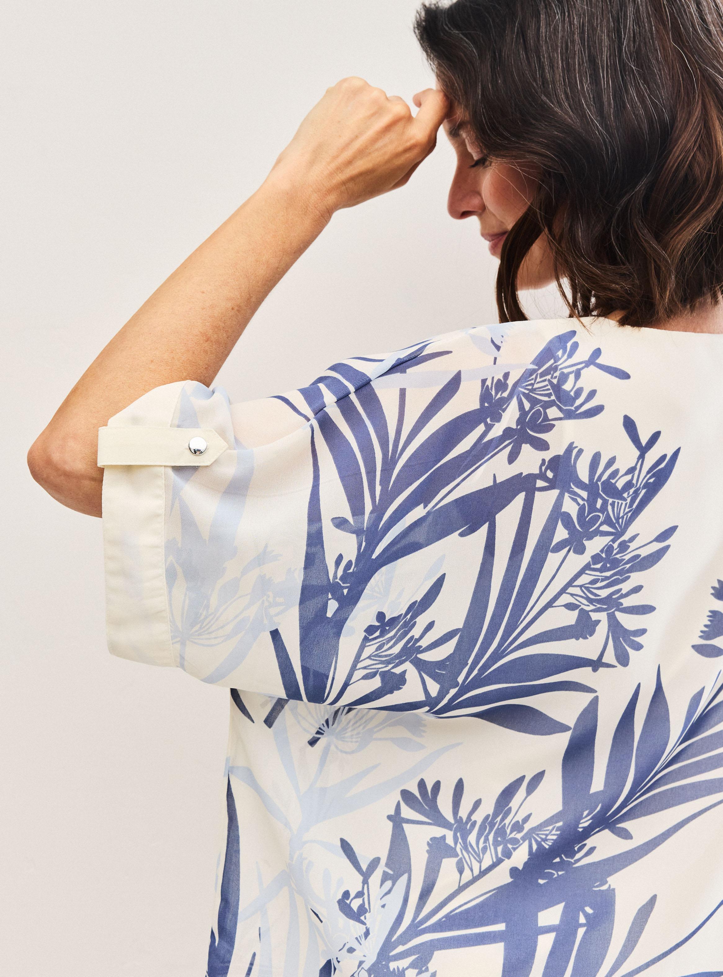 Blusa Gasa con Top Interior-2