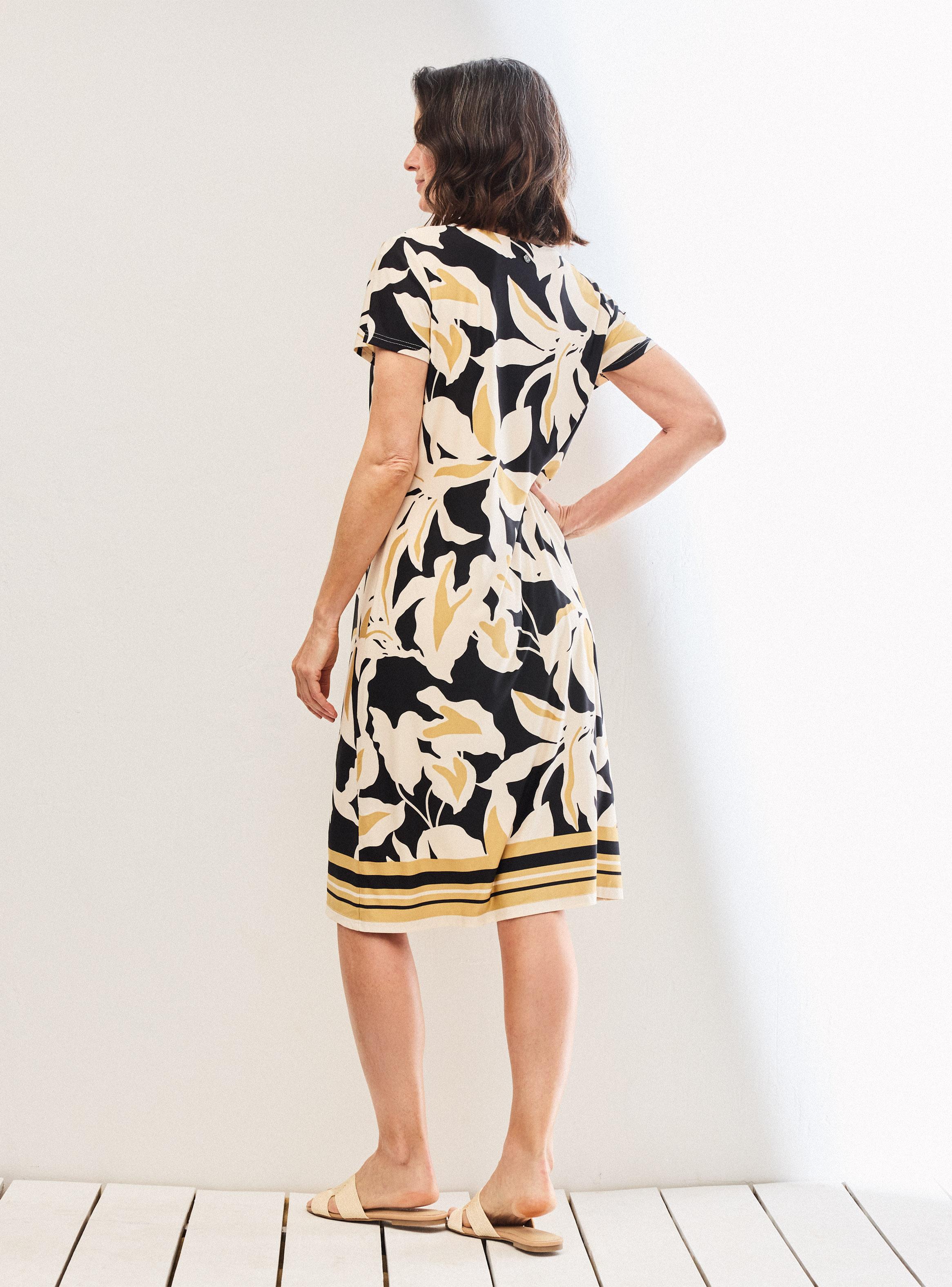 Vestido Jumper Estampado con Forro-5