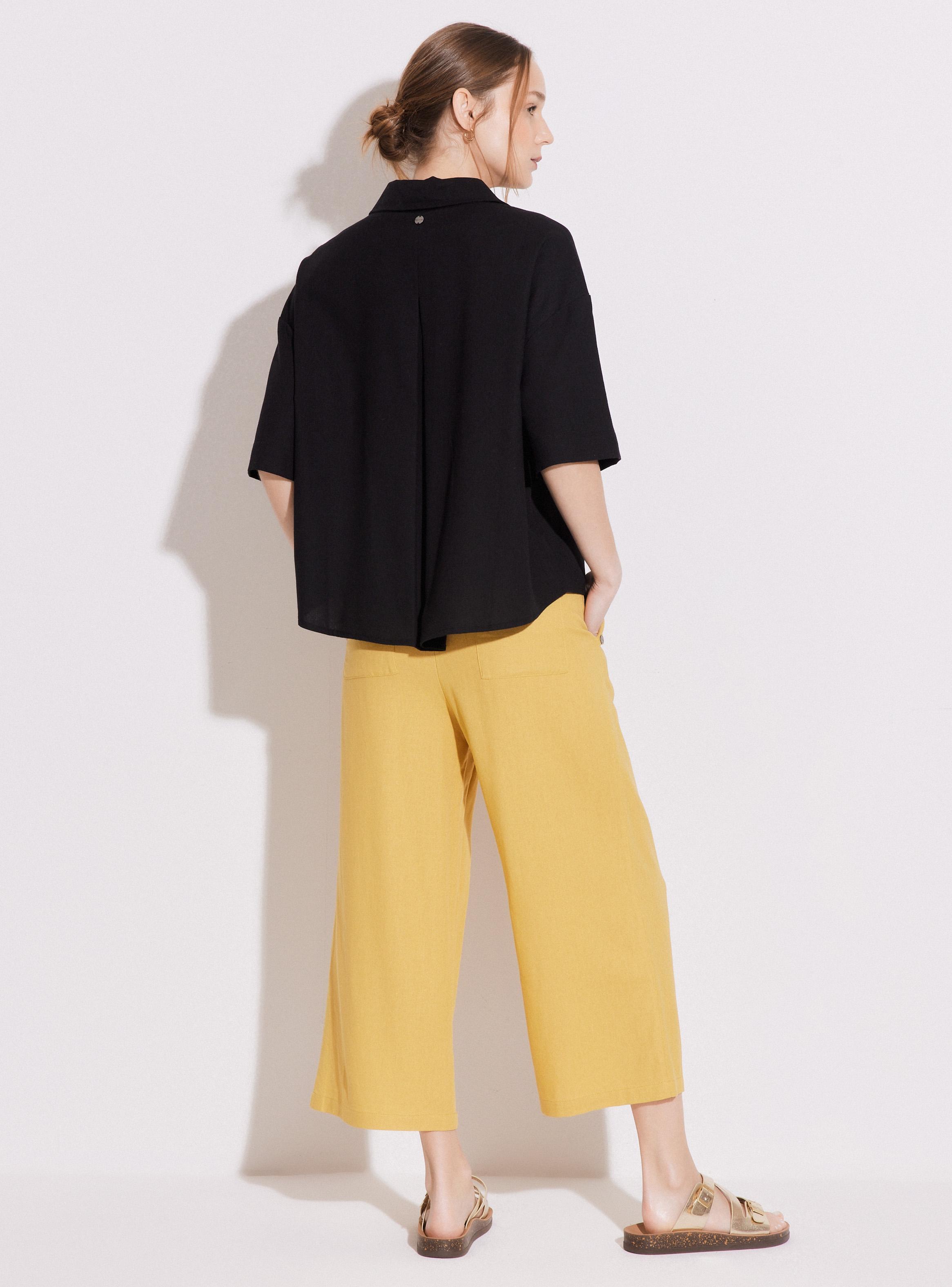 Blusa Camisa Lino-5