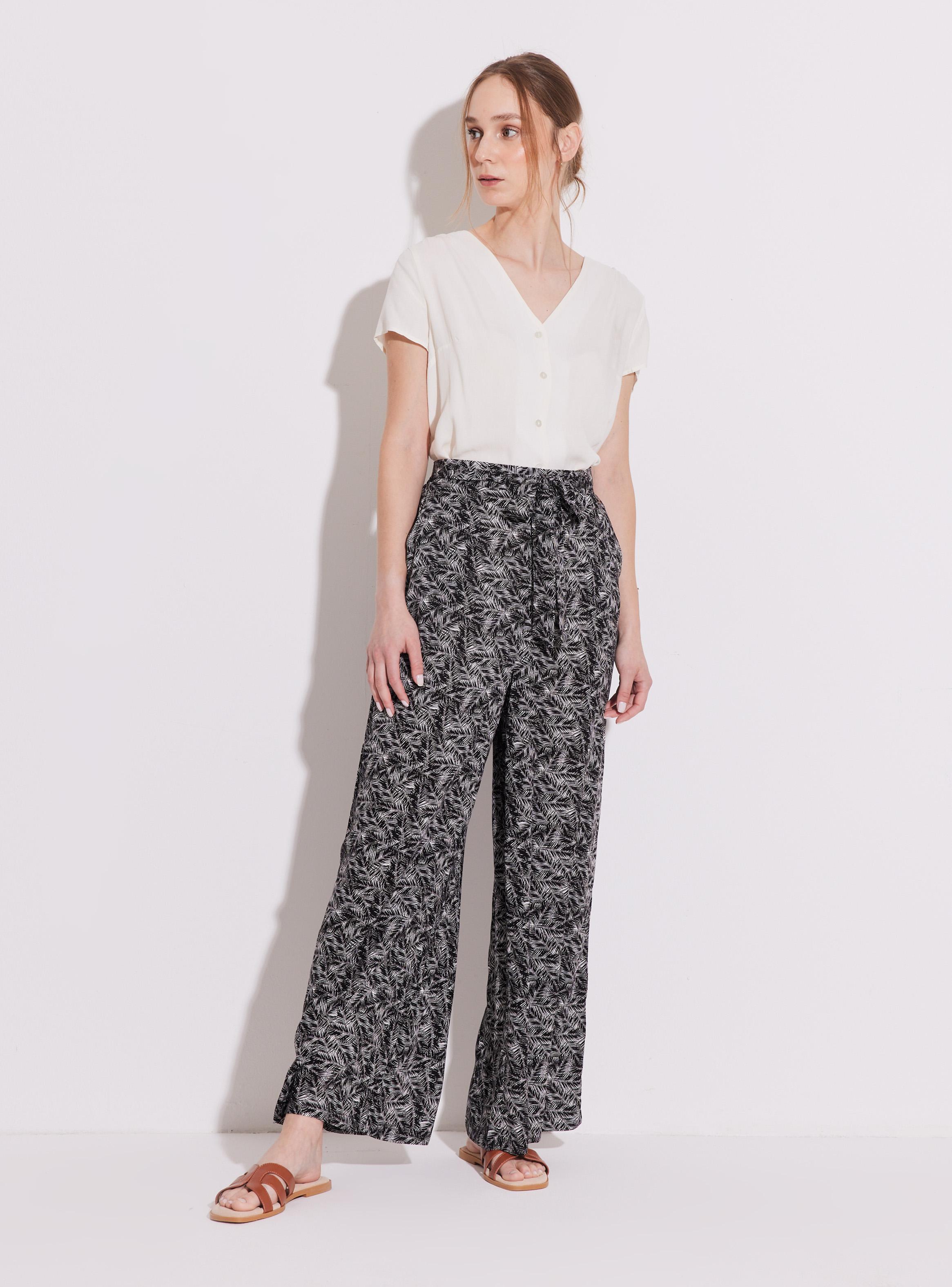 Pantalón Wide Leg Print-4
