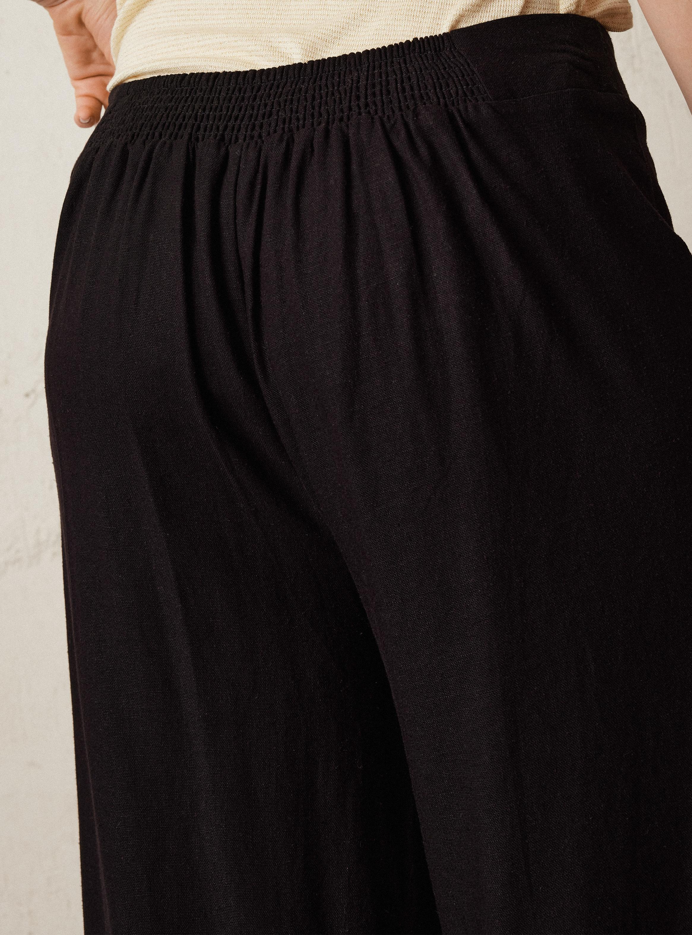 Pantalón Fluido con Elástico en Cintura-3