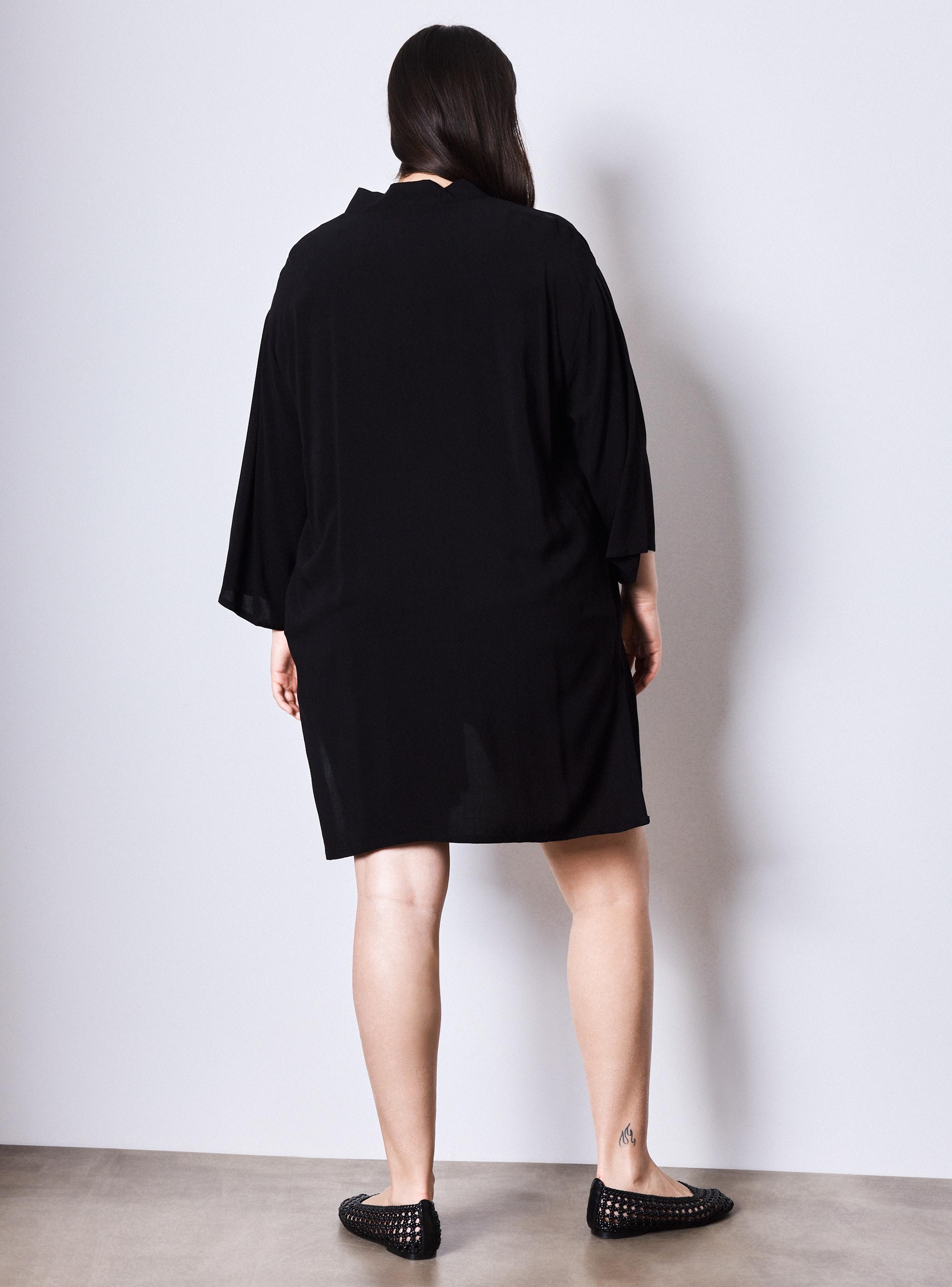 Blusa Capa Kimono Estampada-5
