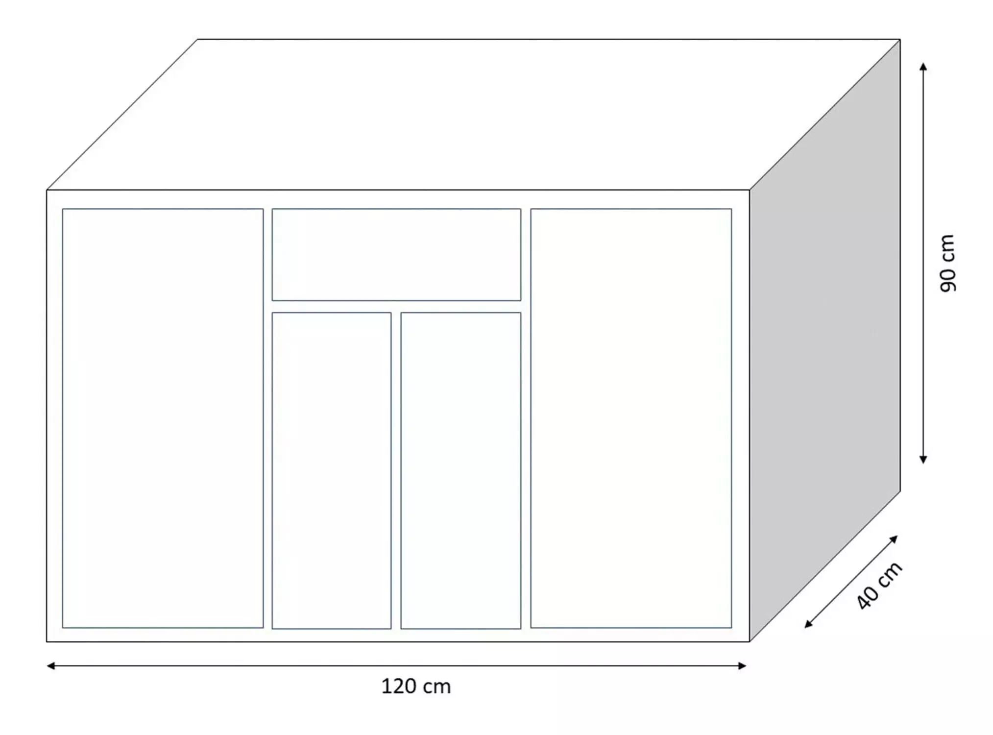 Rack TV 50" Purranque Rústico 40 x 90 x 120 cm-4
