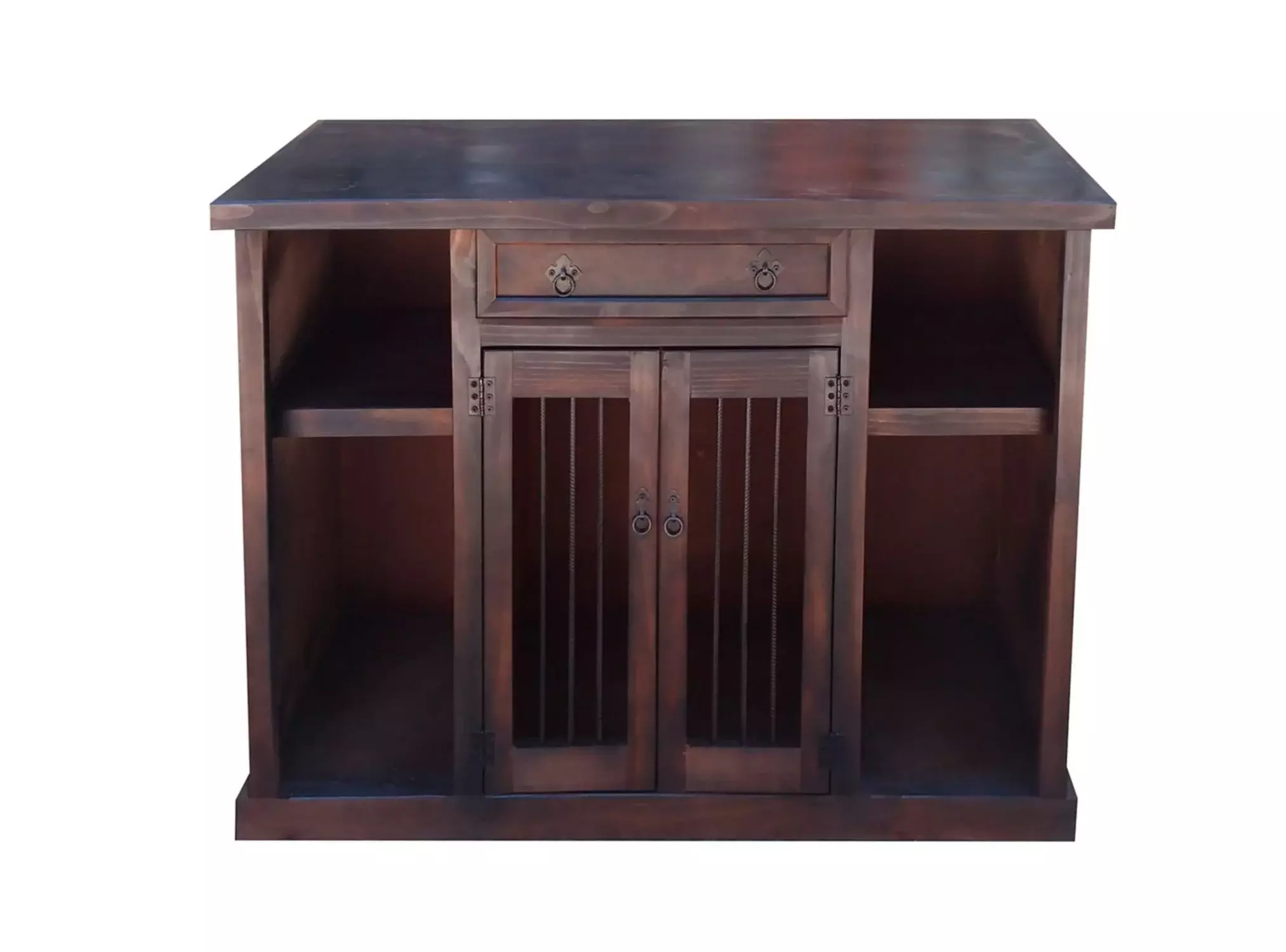 Rack TV 50" Purranque Rústico 40 x 90 x 120 cm-3