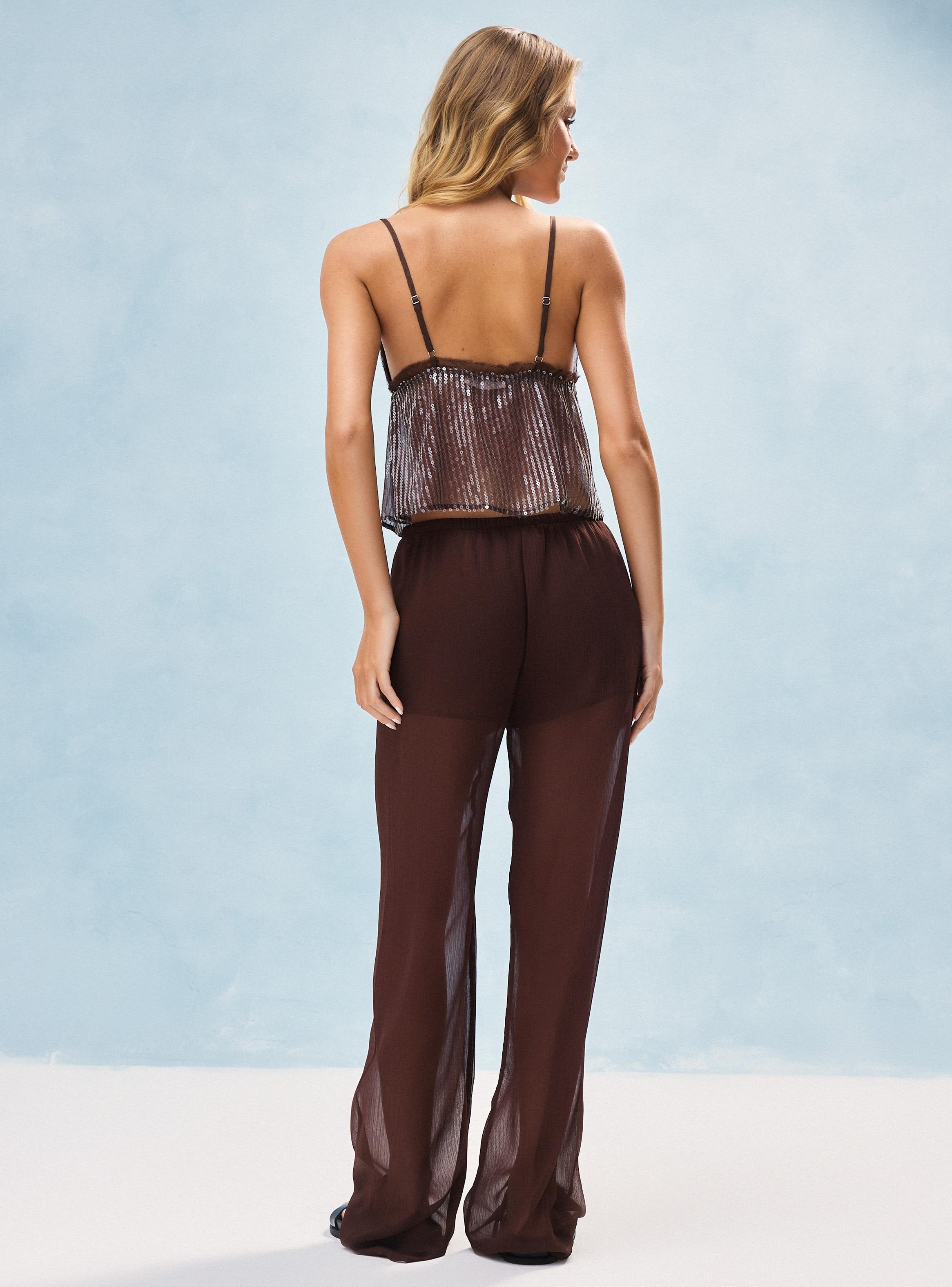 Blusa Lentejuelas con Cuello V-5