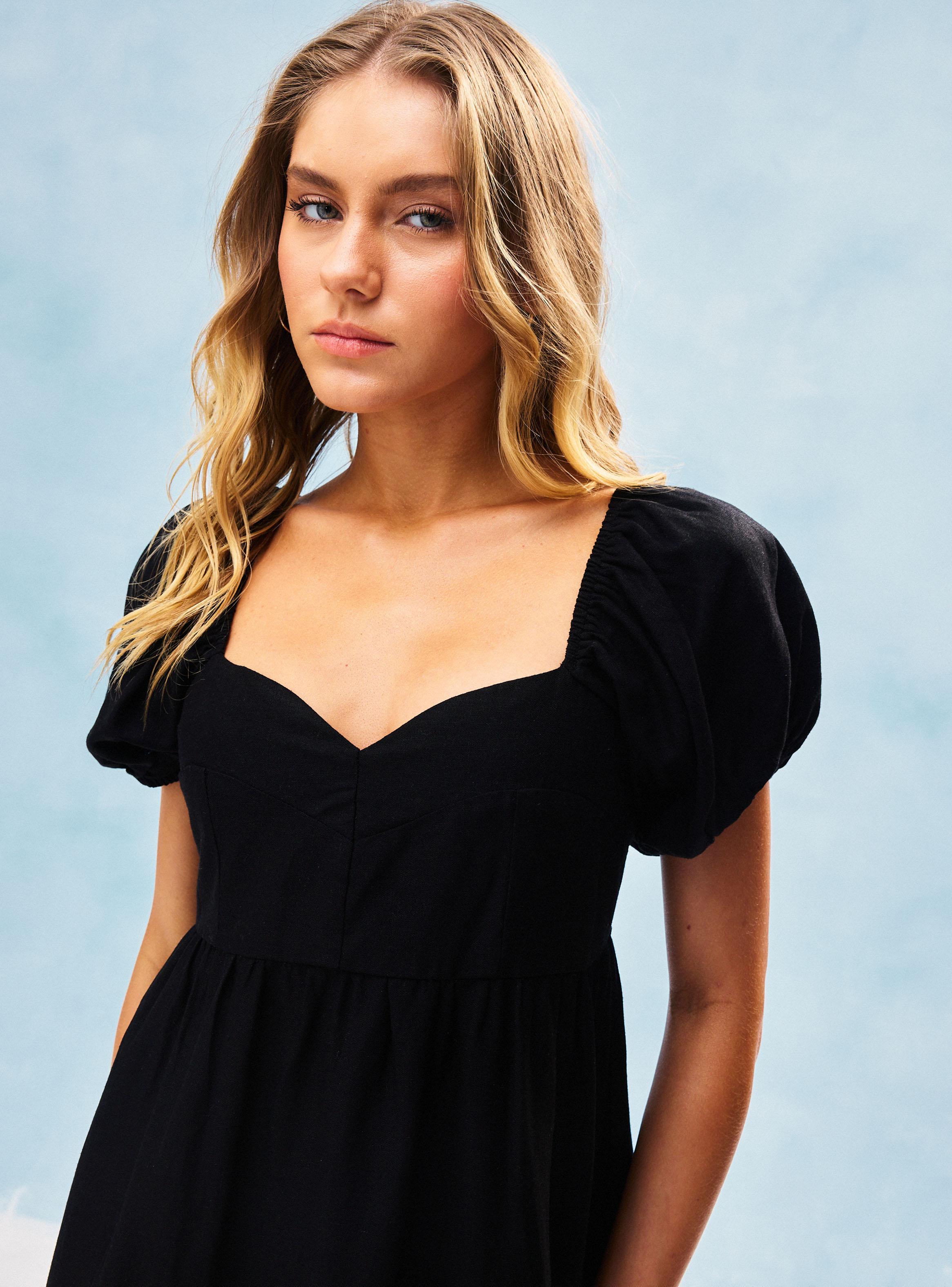 Vestido Manga Globo-2