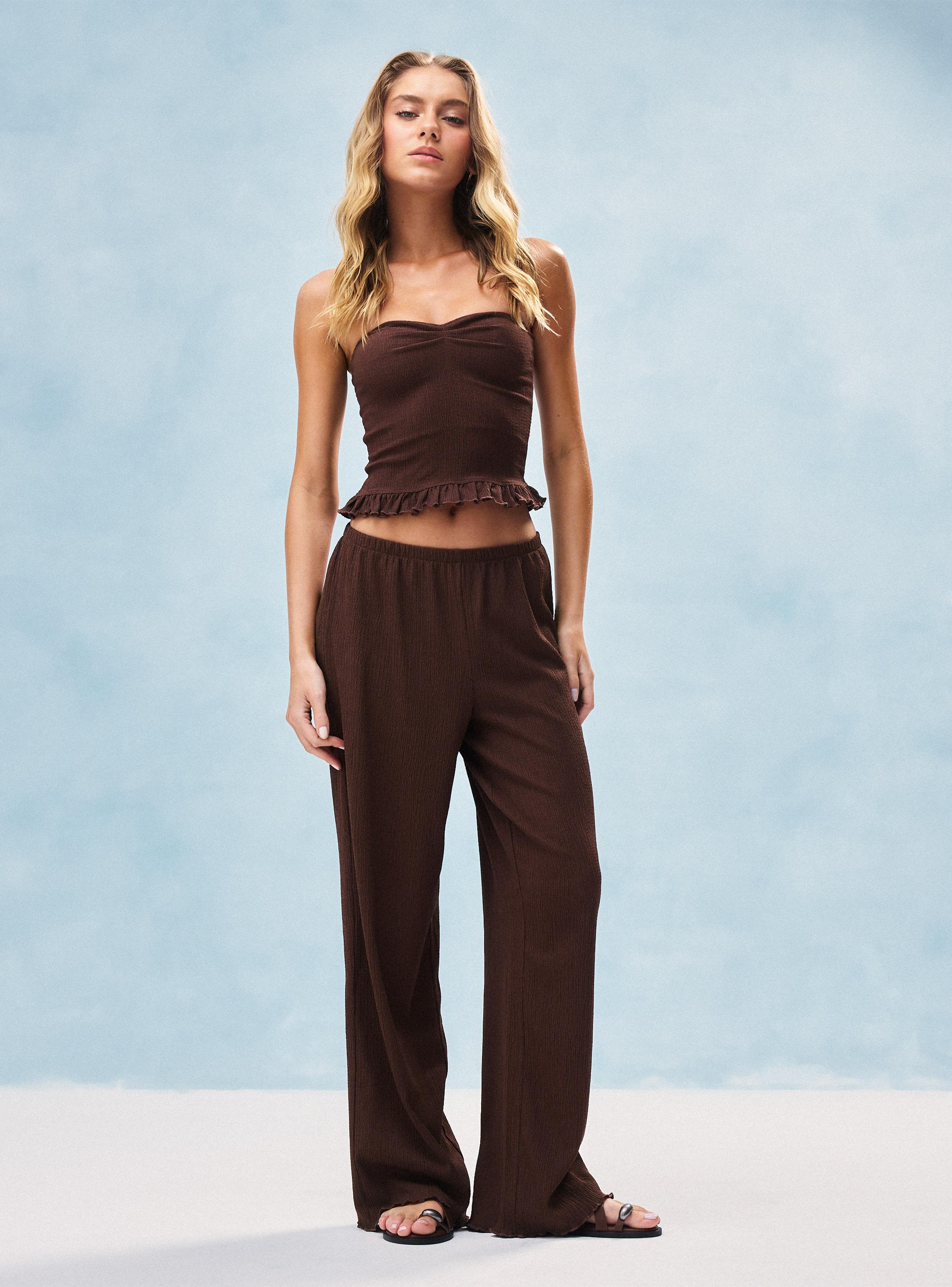 Pantalón Fluido Textura-4