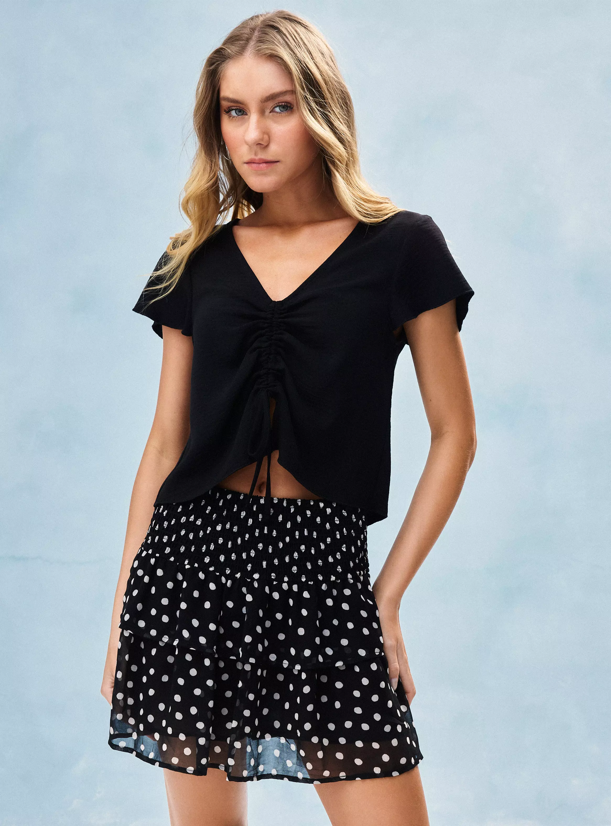 Blusa Ajustable en Centro Delantero-0