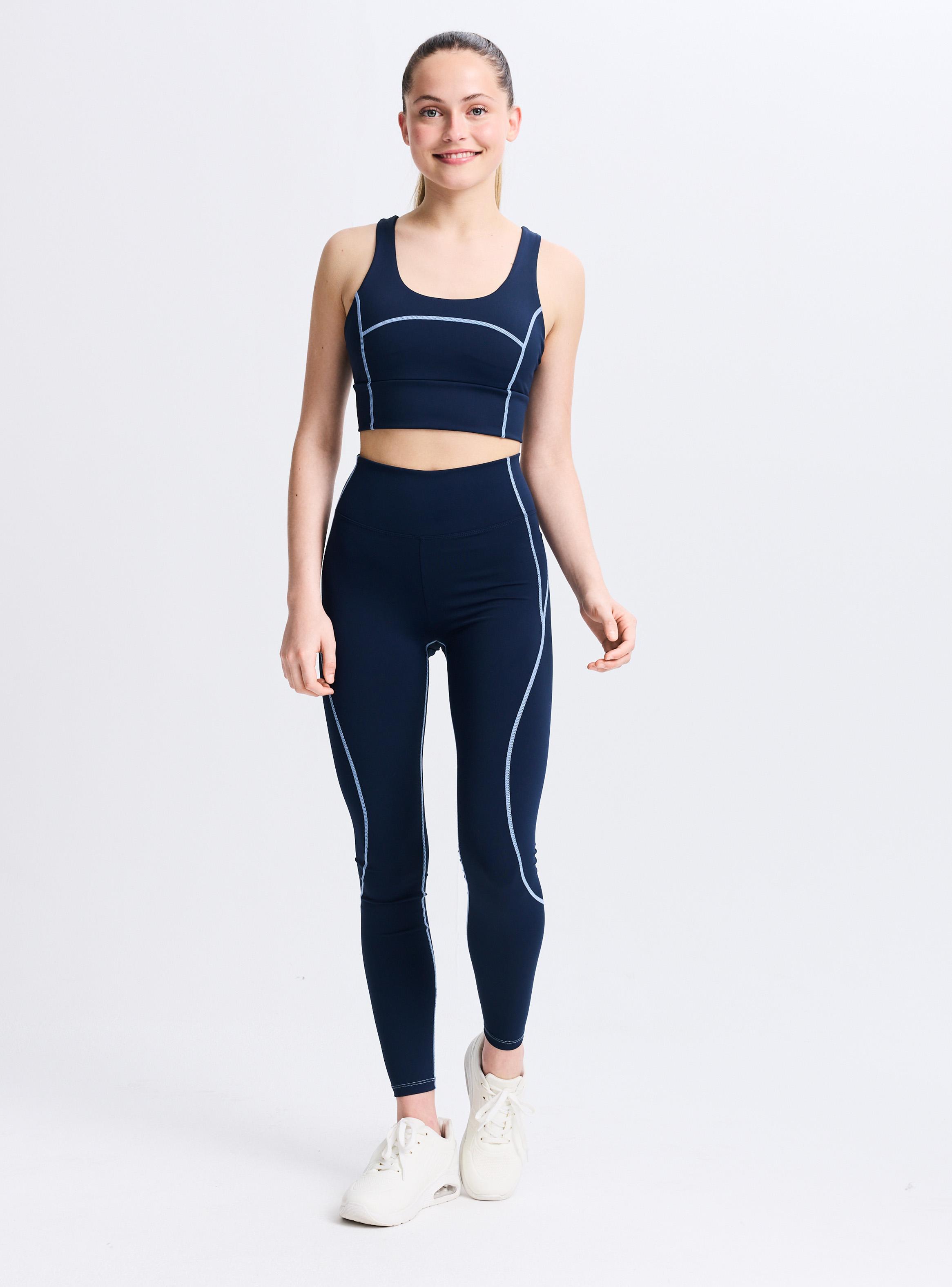 Peto Espalda Abierta Costura En Contraste-4