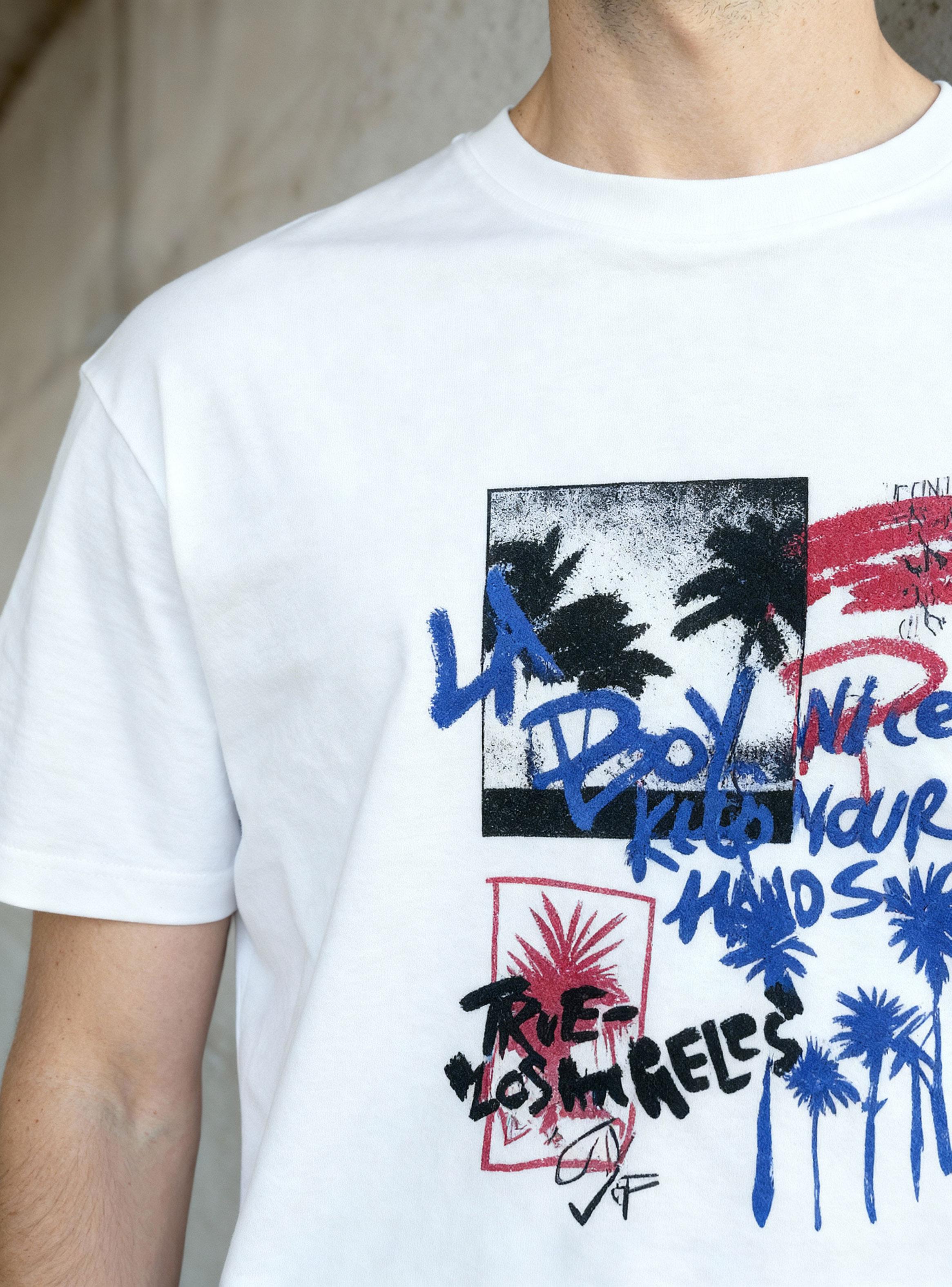 Polera Regular Beach Back Print-3