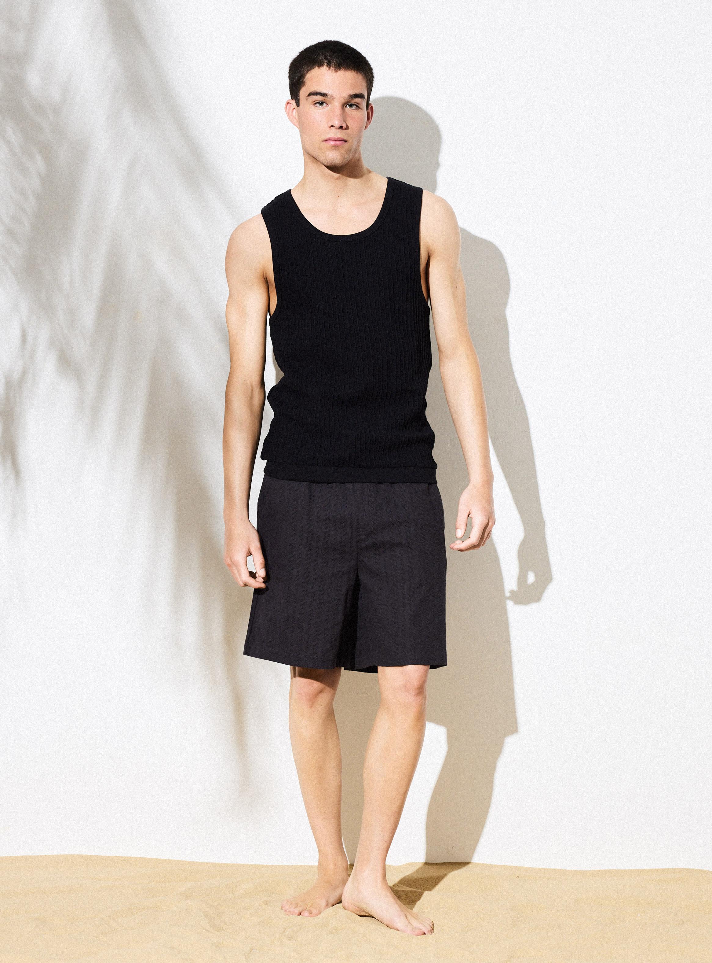 Polera Texturas lineales-4