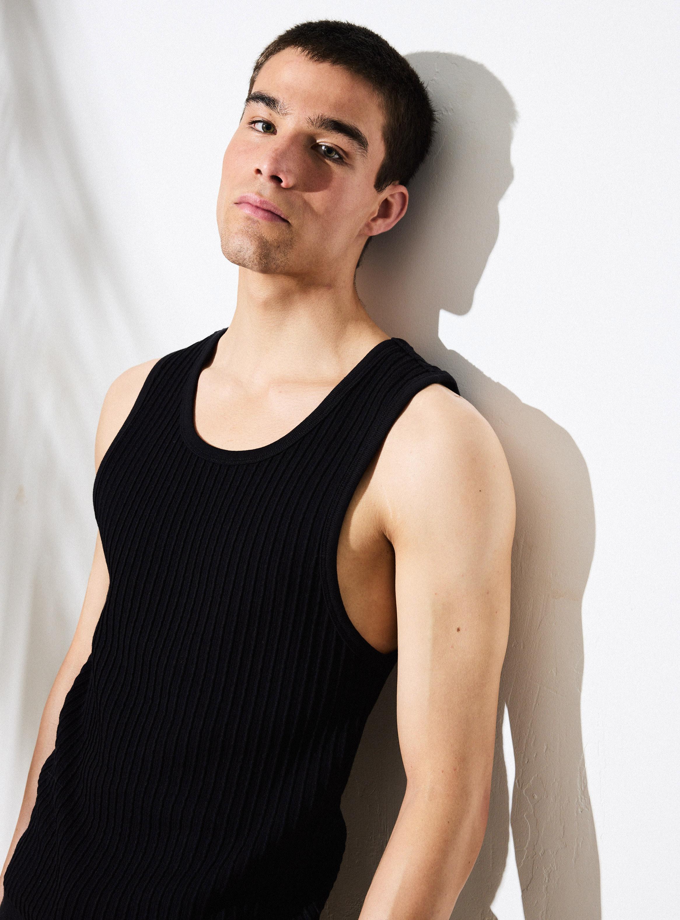 Polera Texturas lineales-3