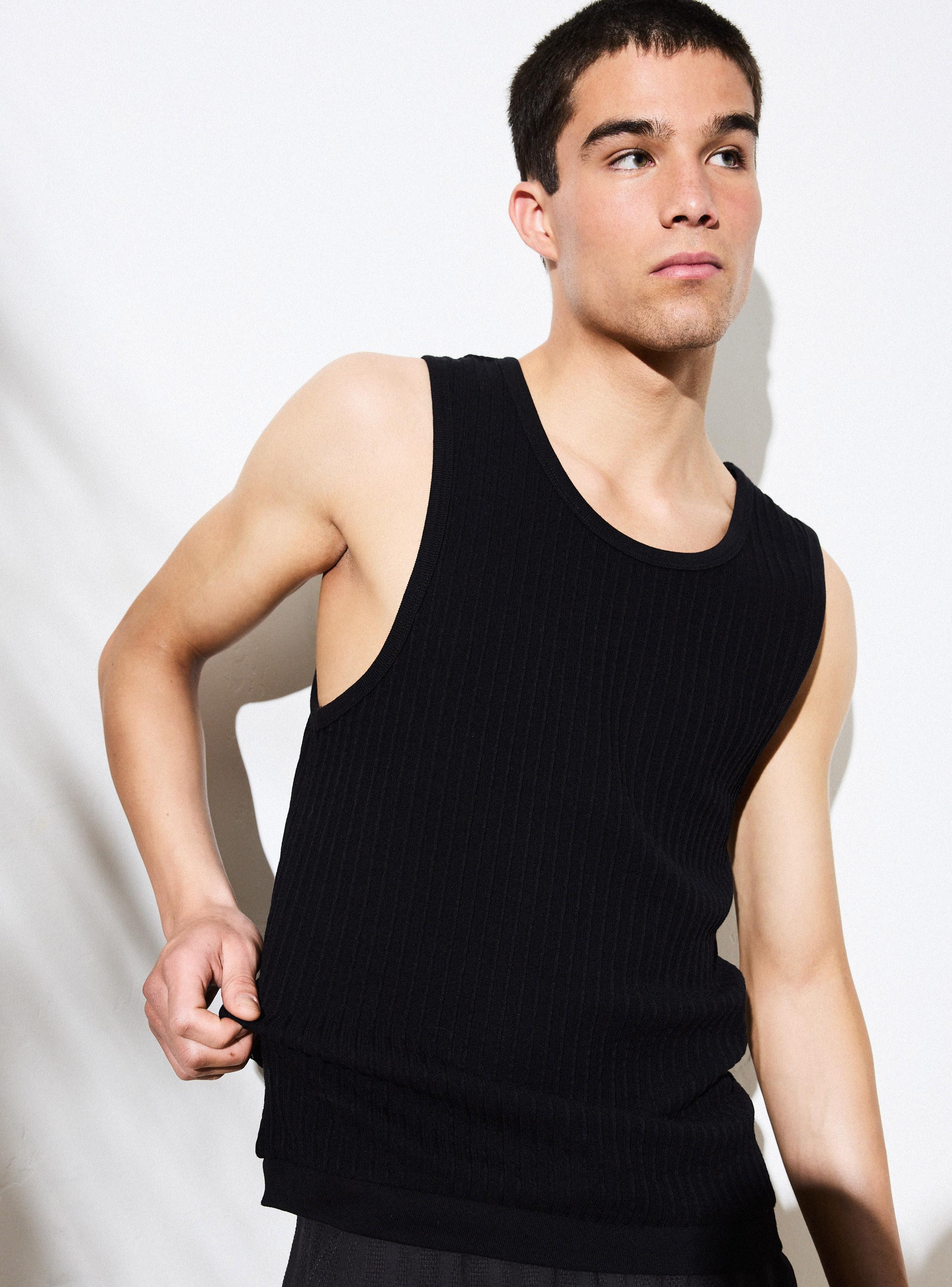 Polera Texturas lineales-2