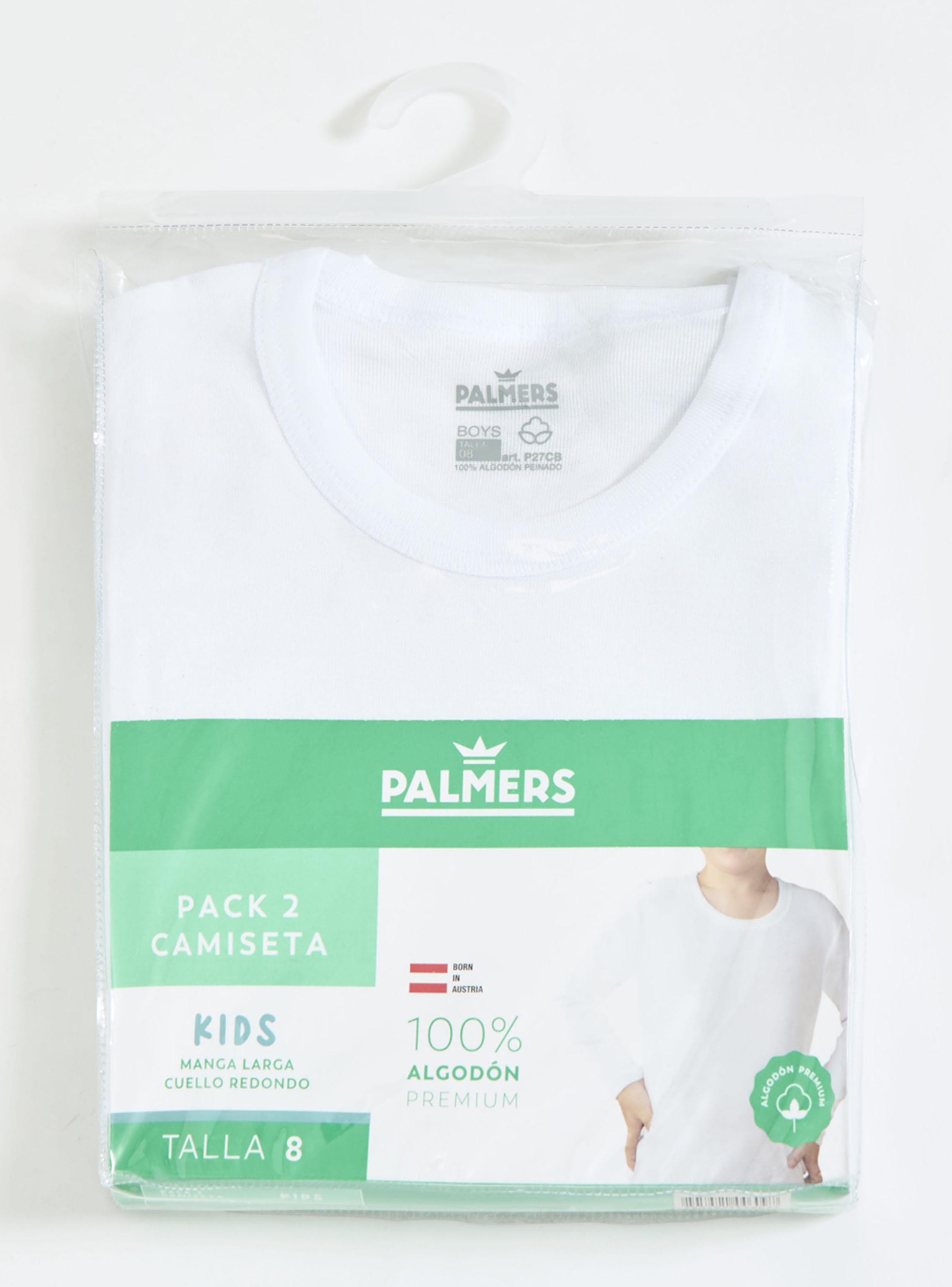 Pack 2 Camiseta Cuello Redondo Algodón Premium Niño-3