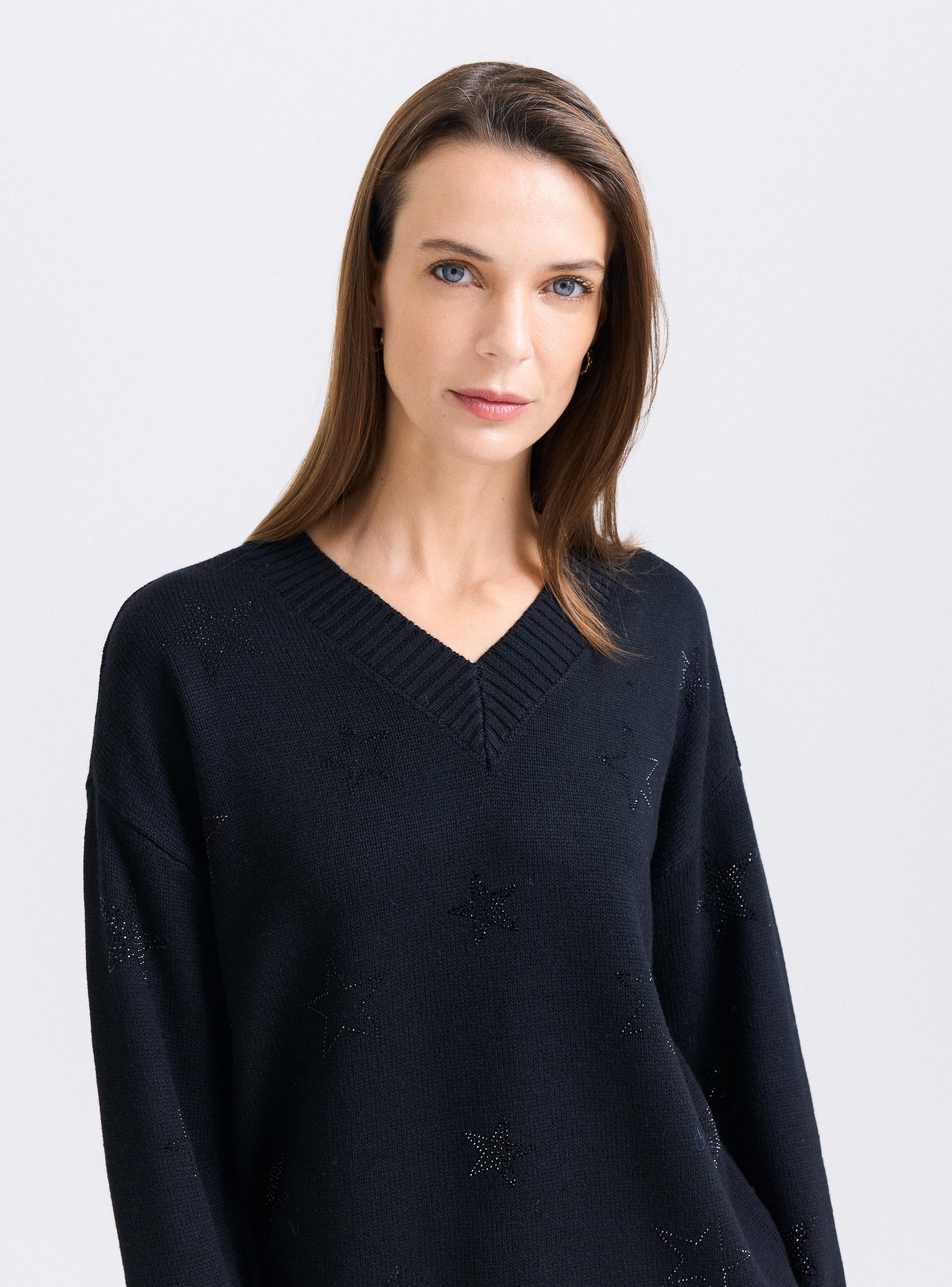 Sweater Estrellas de Cristales-3
