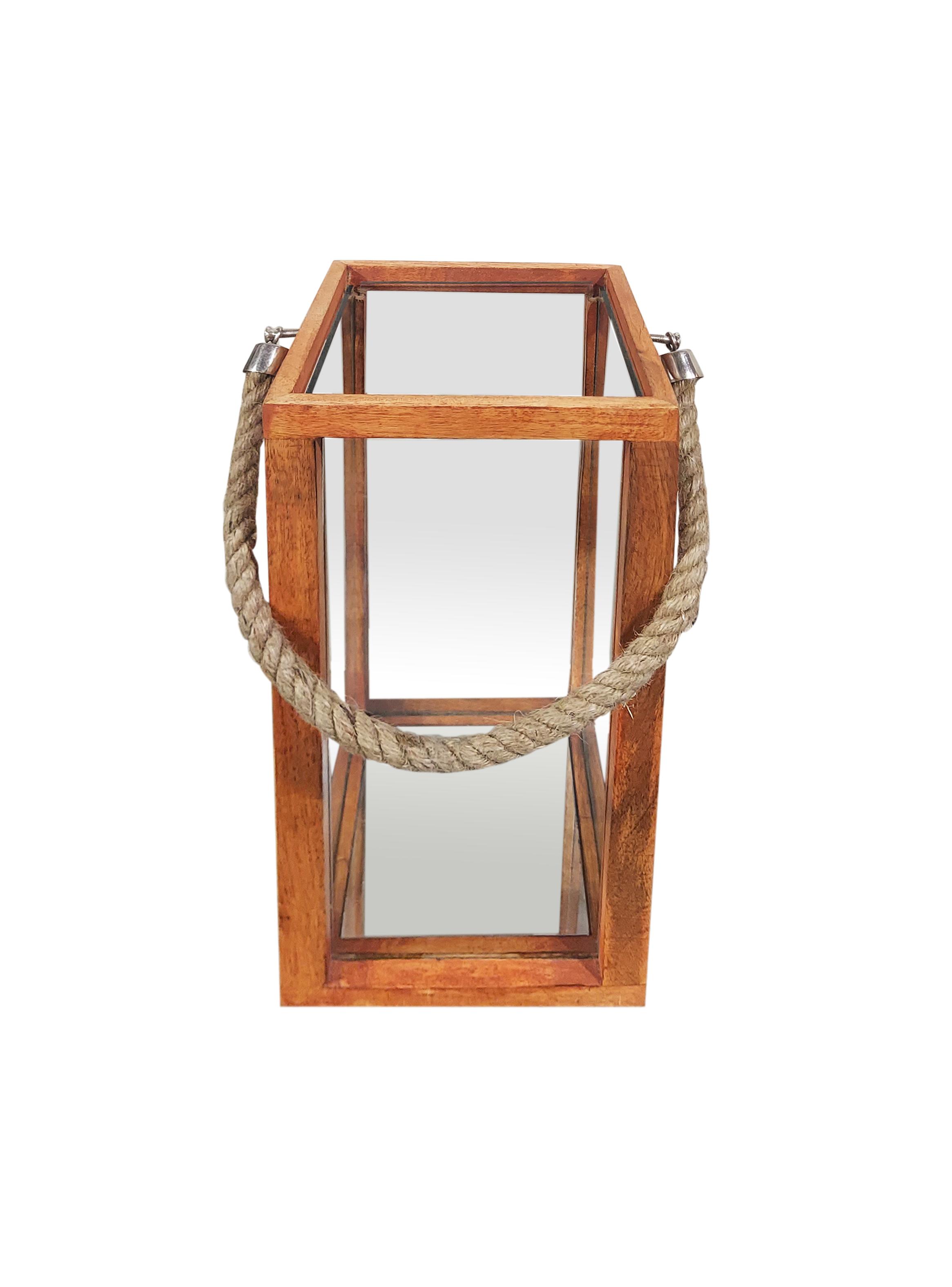 Candelabro Madera Vidrio-2