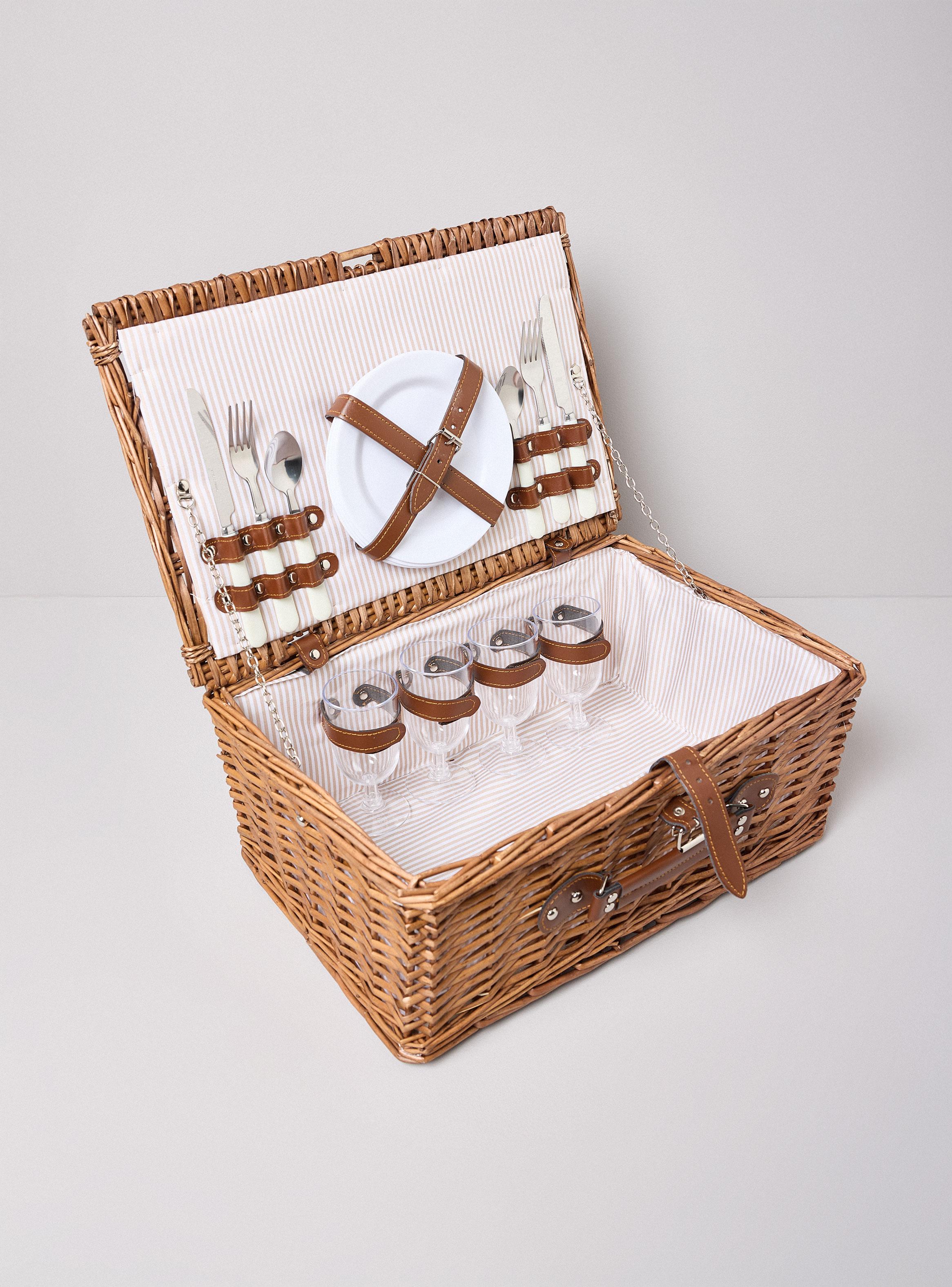 Set De Picnic 4 Personas Beige-2