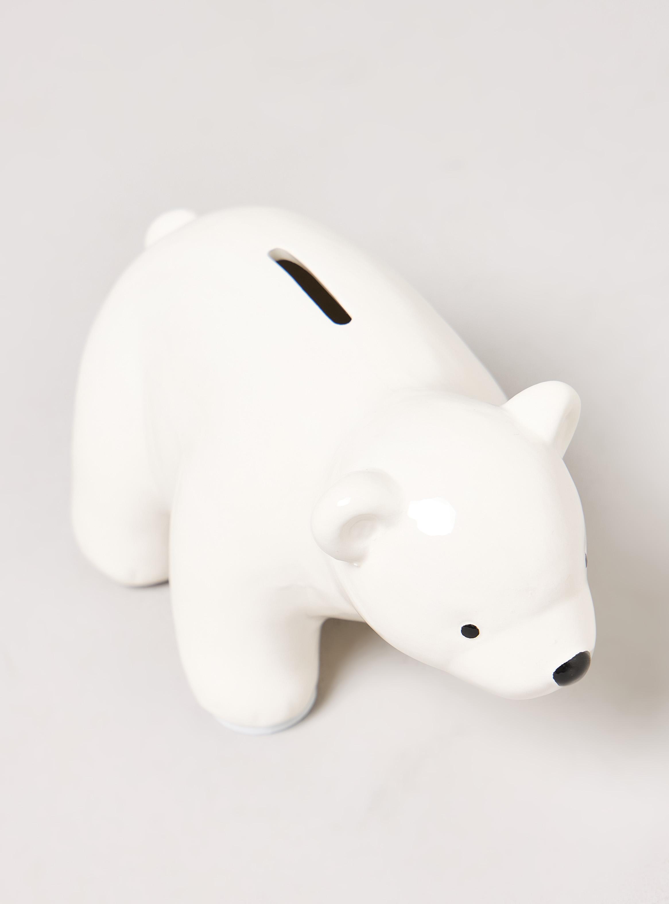 Alcancía de Oso Blanco-2