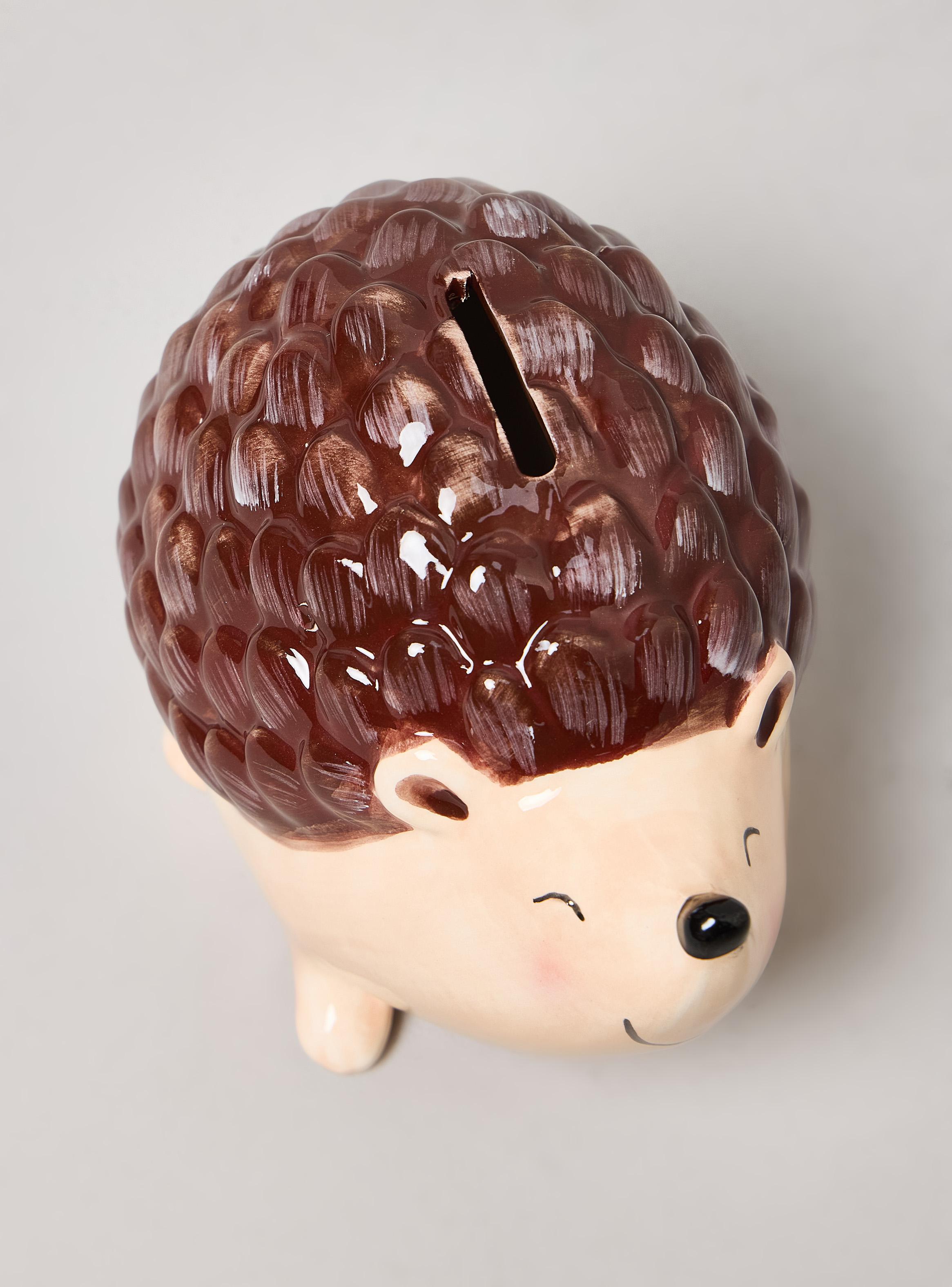 Alcancía de Erizo Café-2