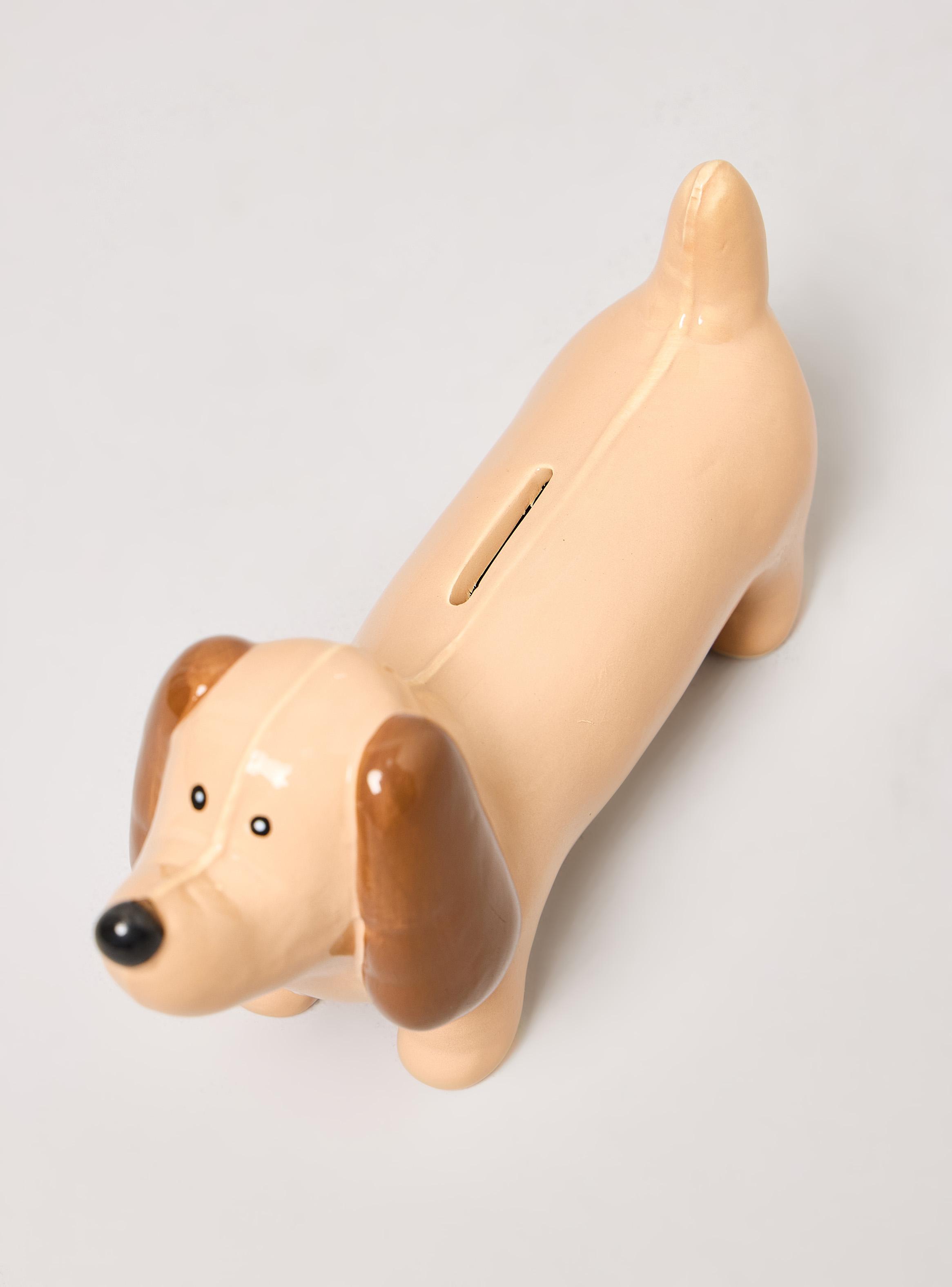 Alcancía de Perro Salchicha-2