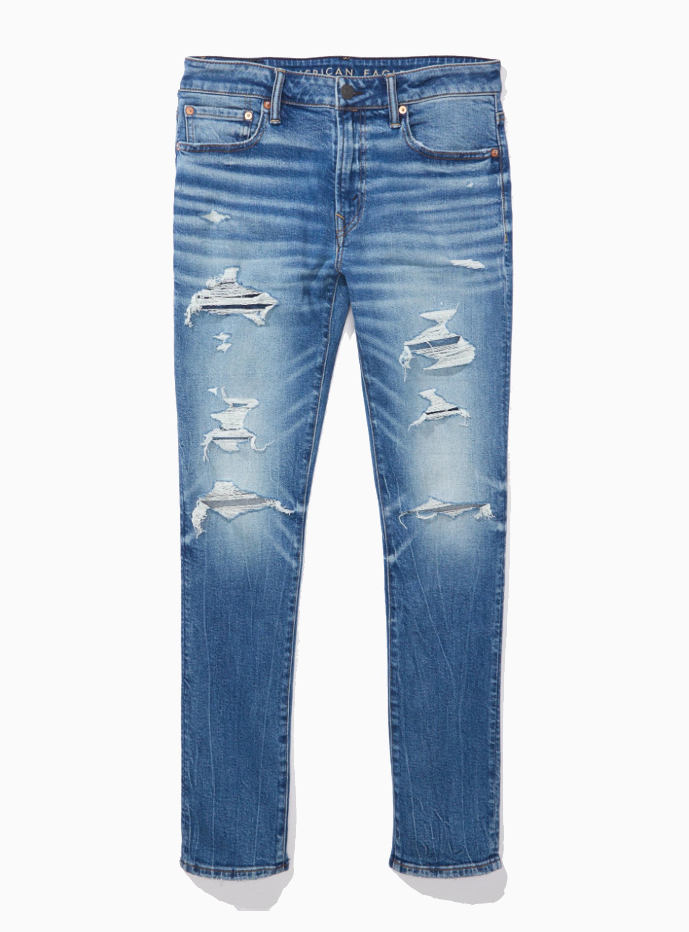 Jeans Desgastados con Roturas-2