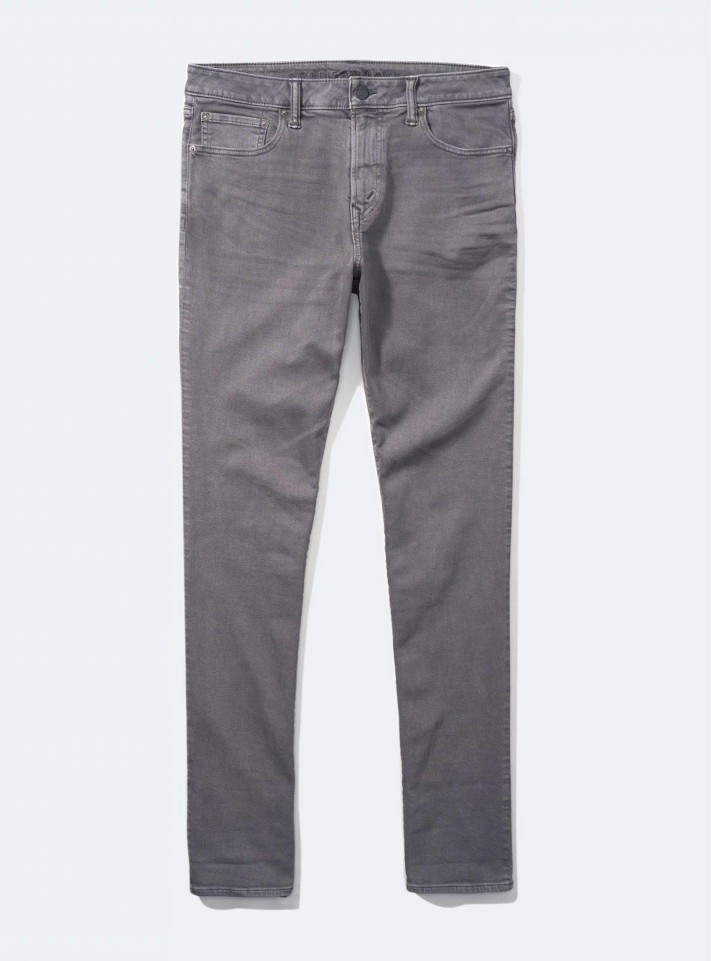 Jeans AE Airflex Slim Straight Gris-2