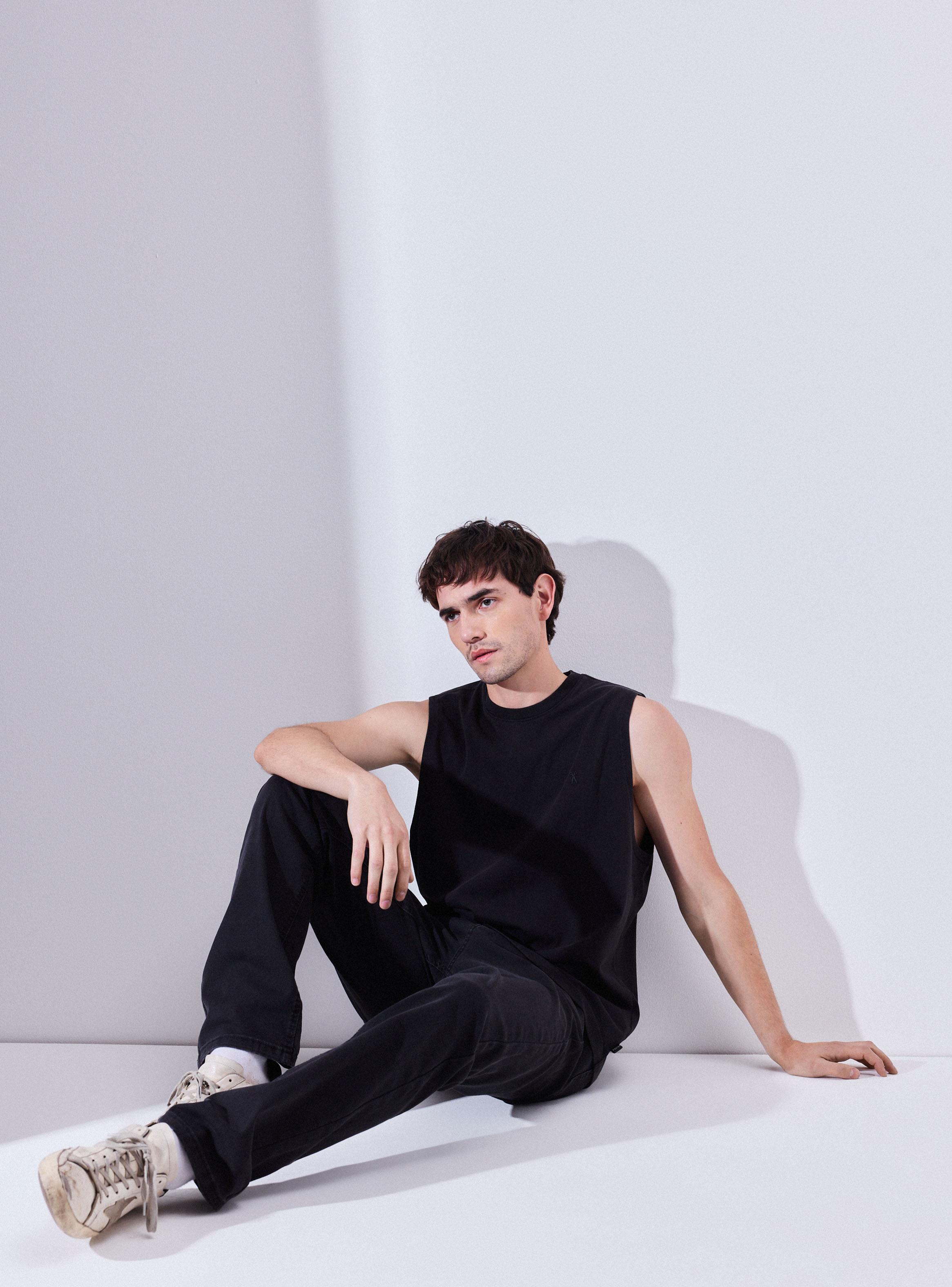 Polera Sin Mangas Relaxed Fit-4