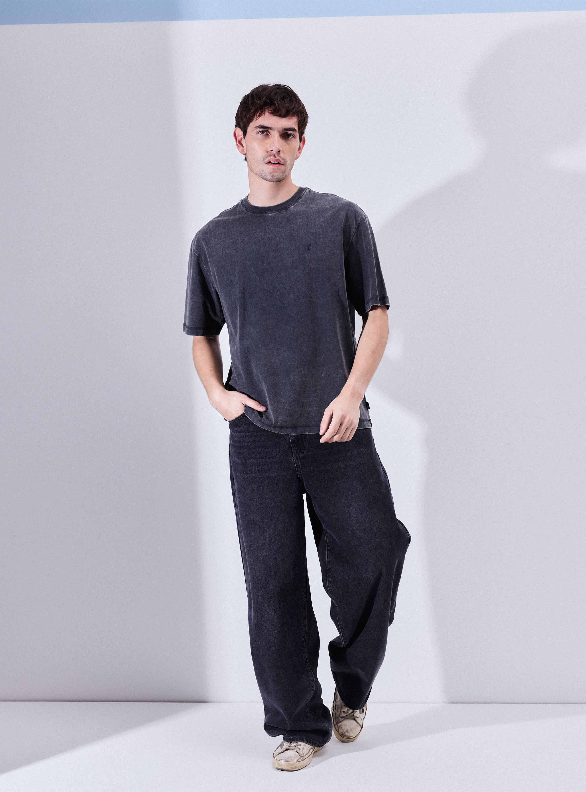 Polera Boxy Super Lavada Boxy Fit-4