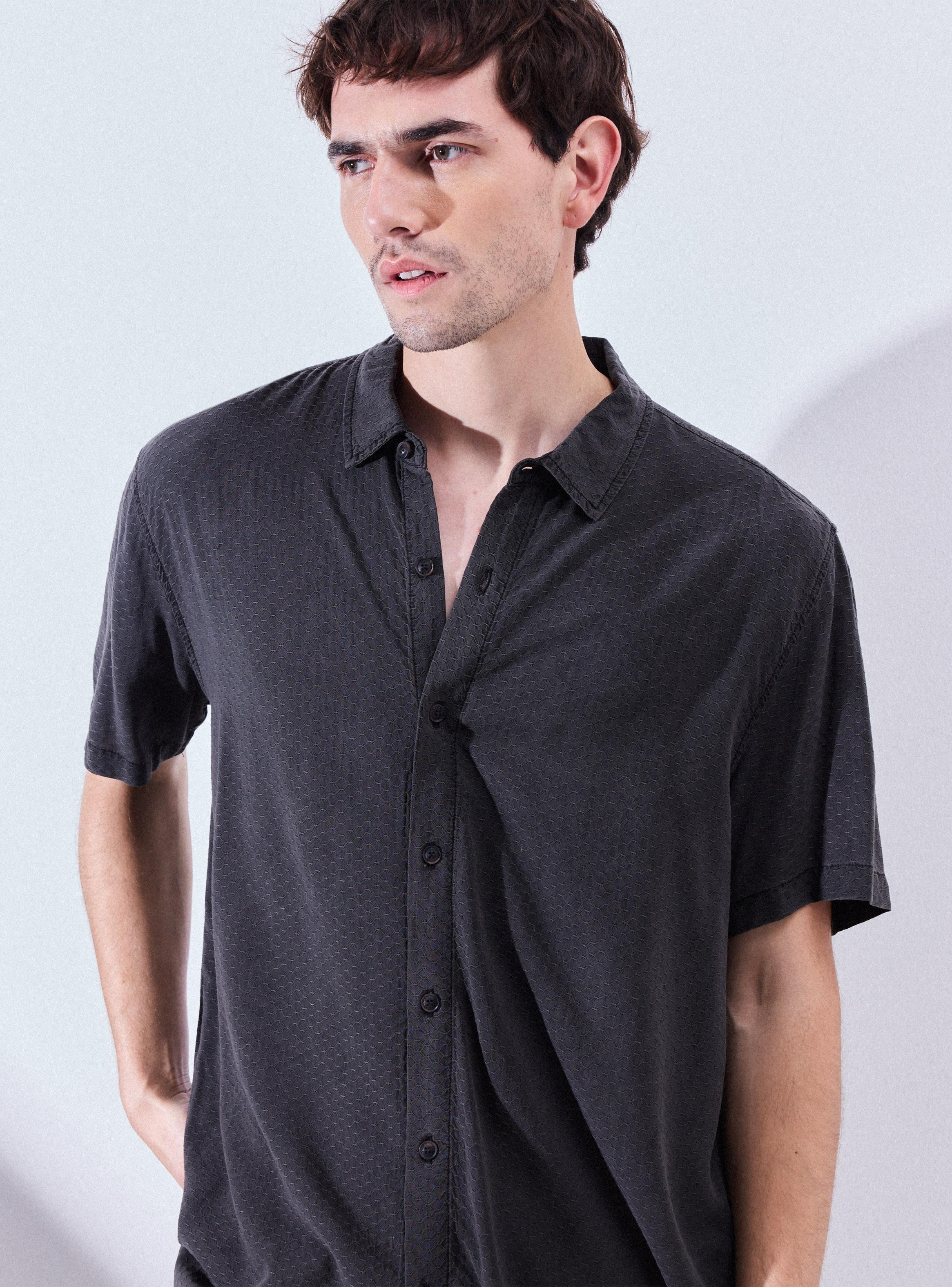 Camisa Tela Jacquard-2