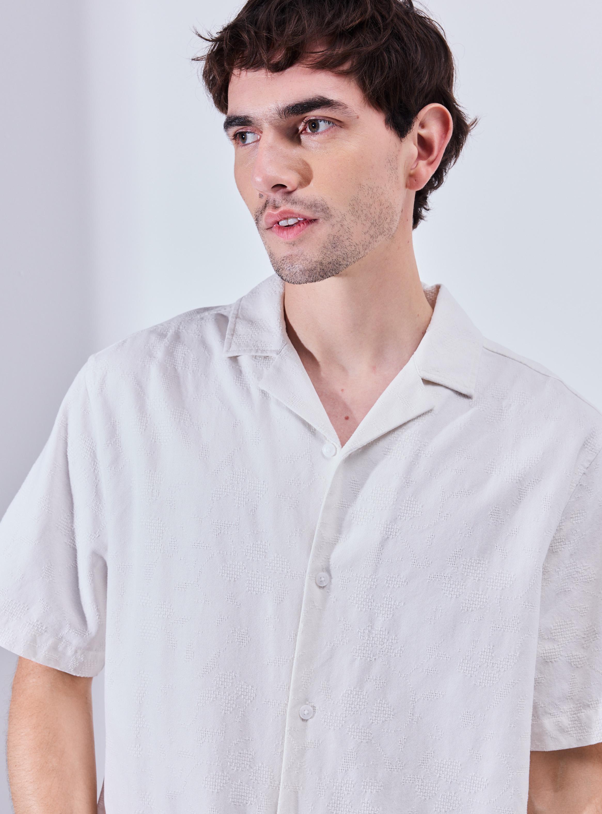 Camisa Textura Jacquard-2