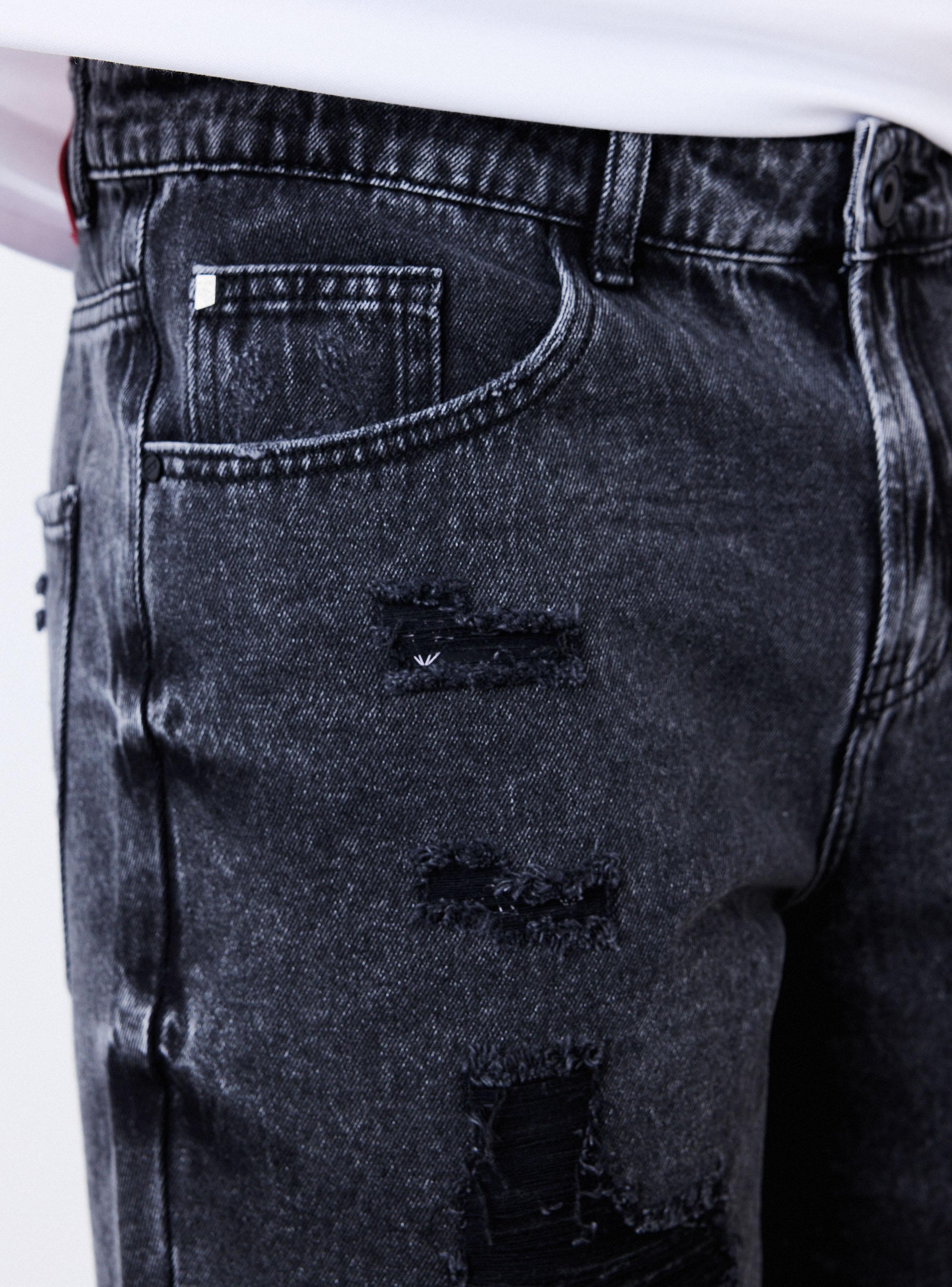 Short Short Full Roturas con Basta Descosida-2