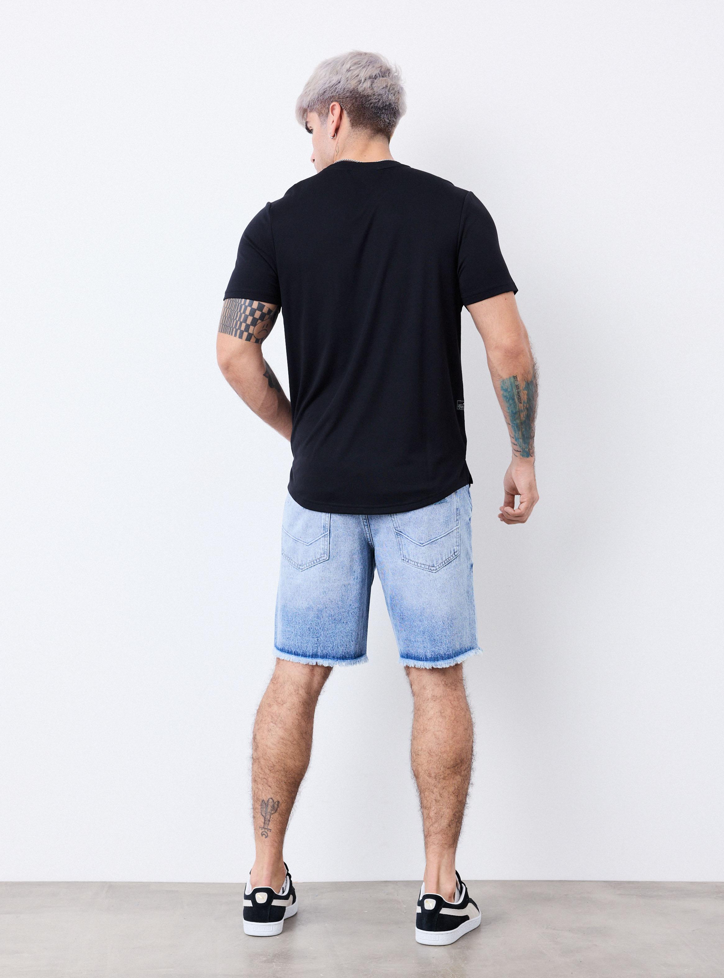 Short Short Full Roturas con Parche Basta Descosida-5