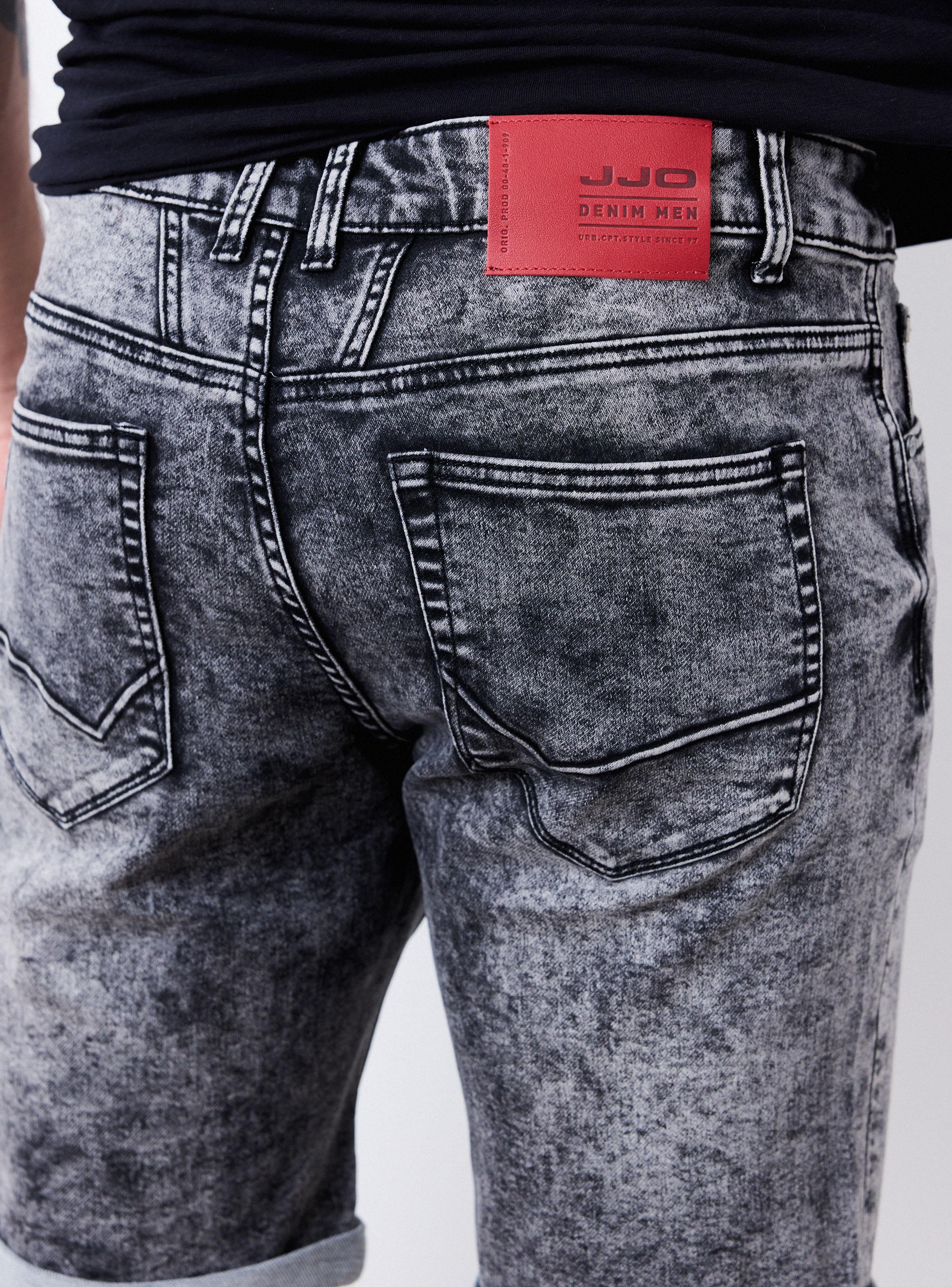 Bermuda Gravillado Lavado Basta Doblada-3