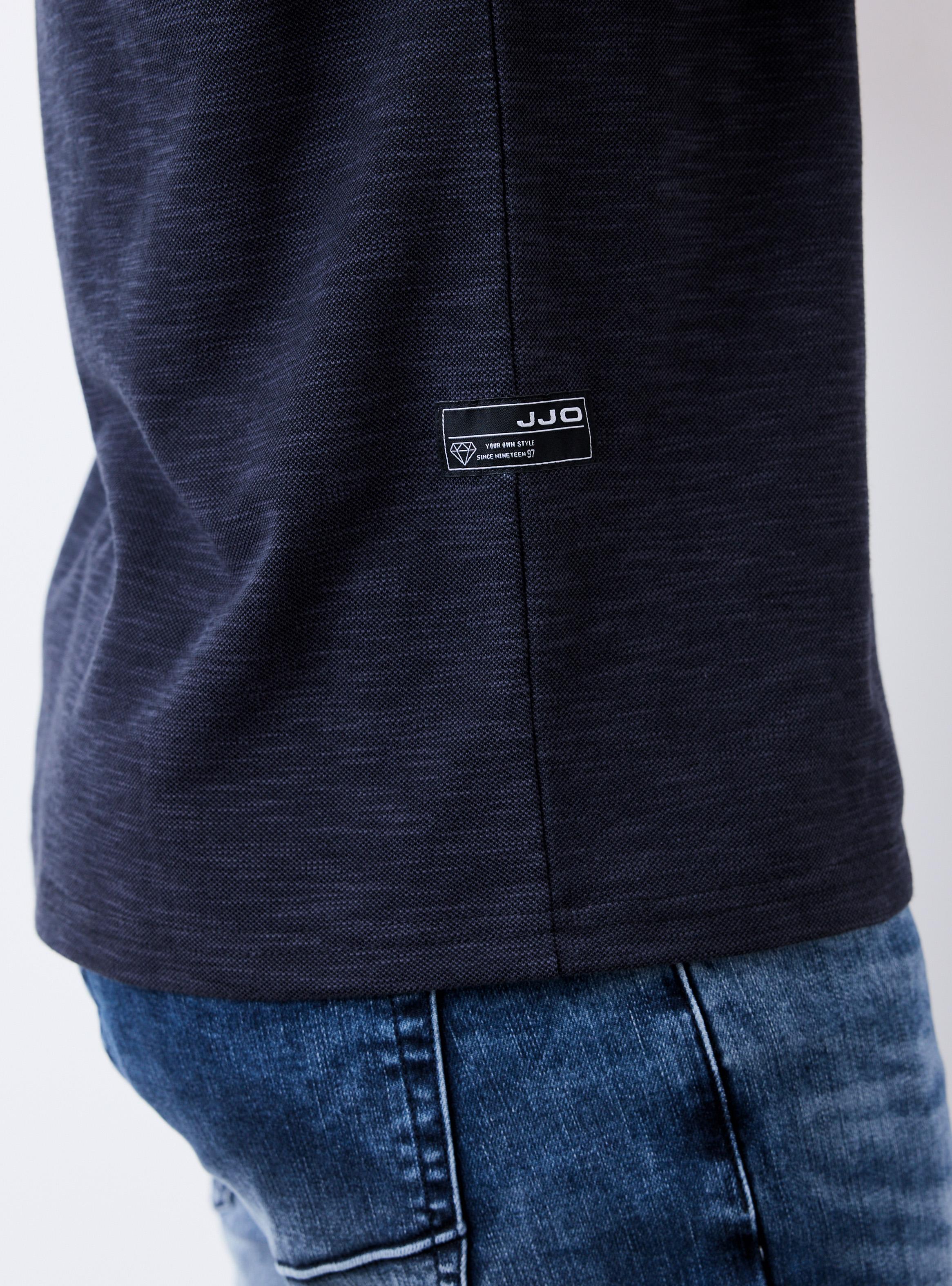 Polera Melange con Bordado-3