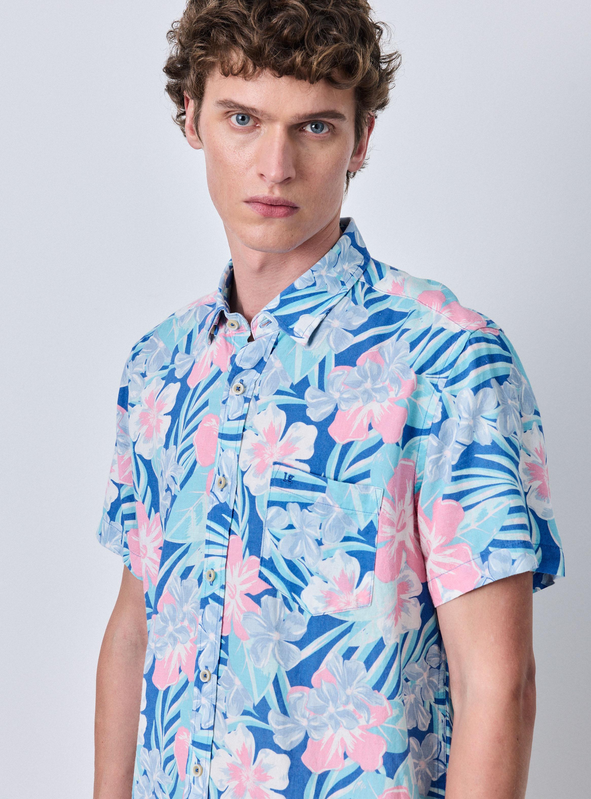 Camisa Flores Tropical-2