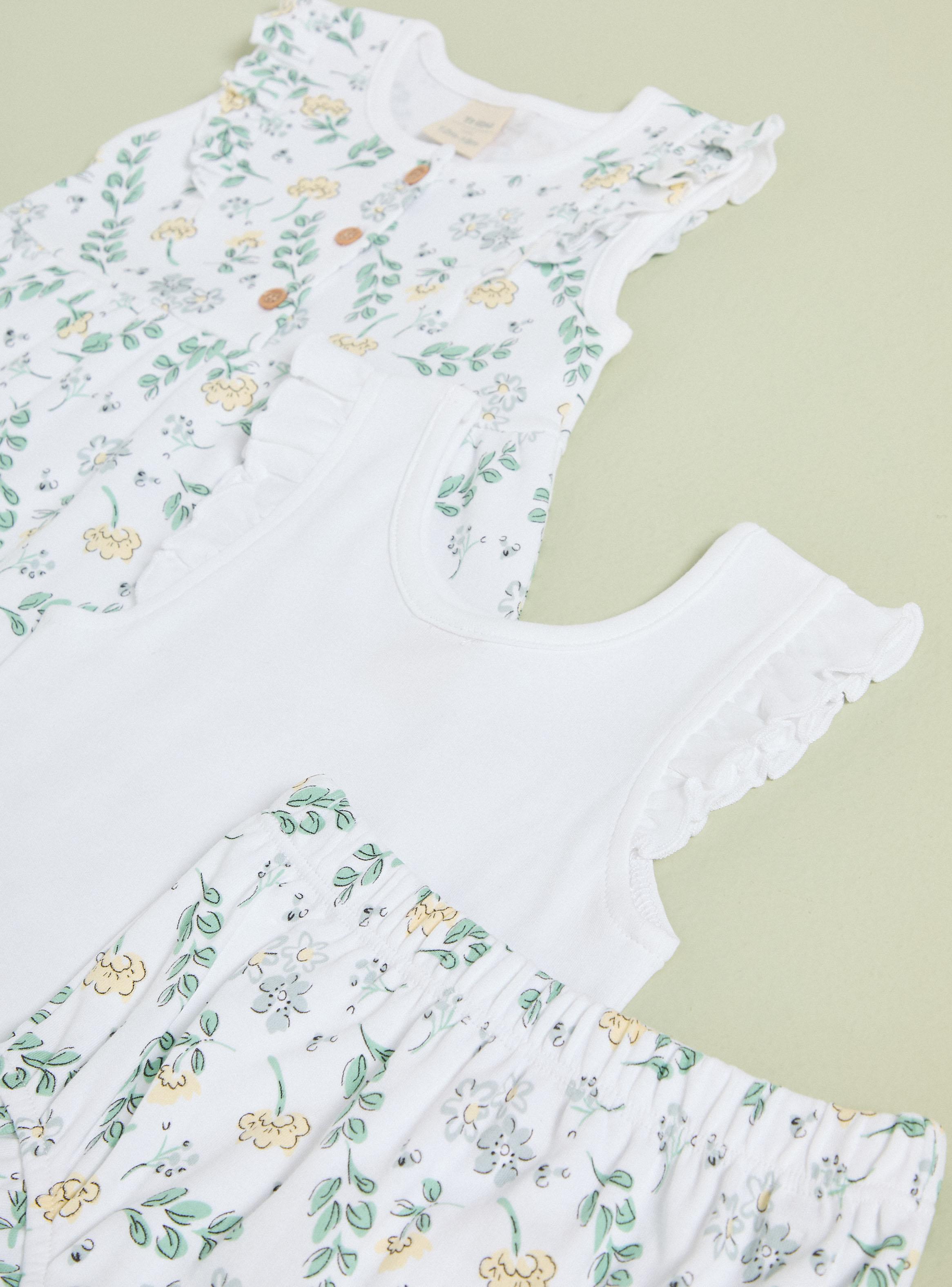 Conjunto 3 Piezas de Polera, Calzón y Body con Vuelos-2