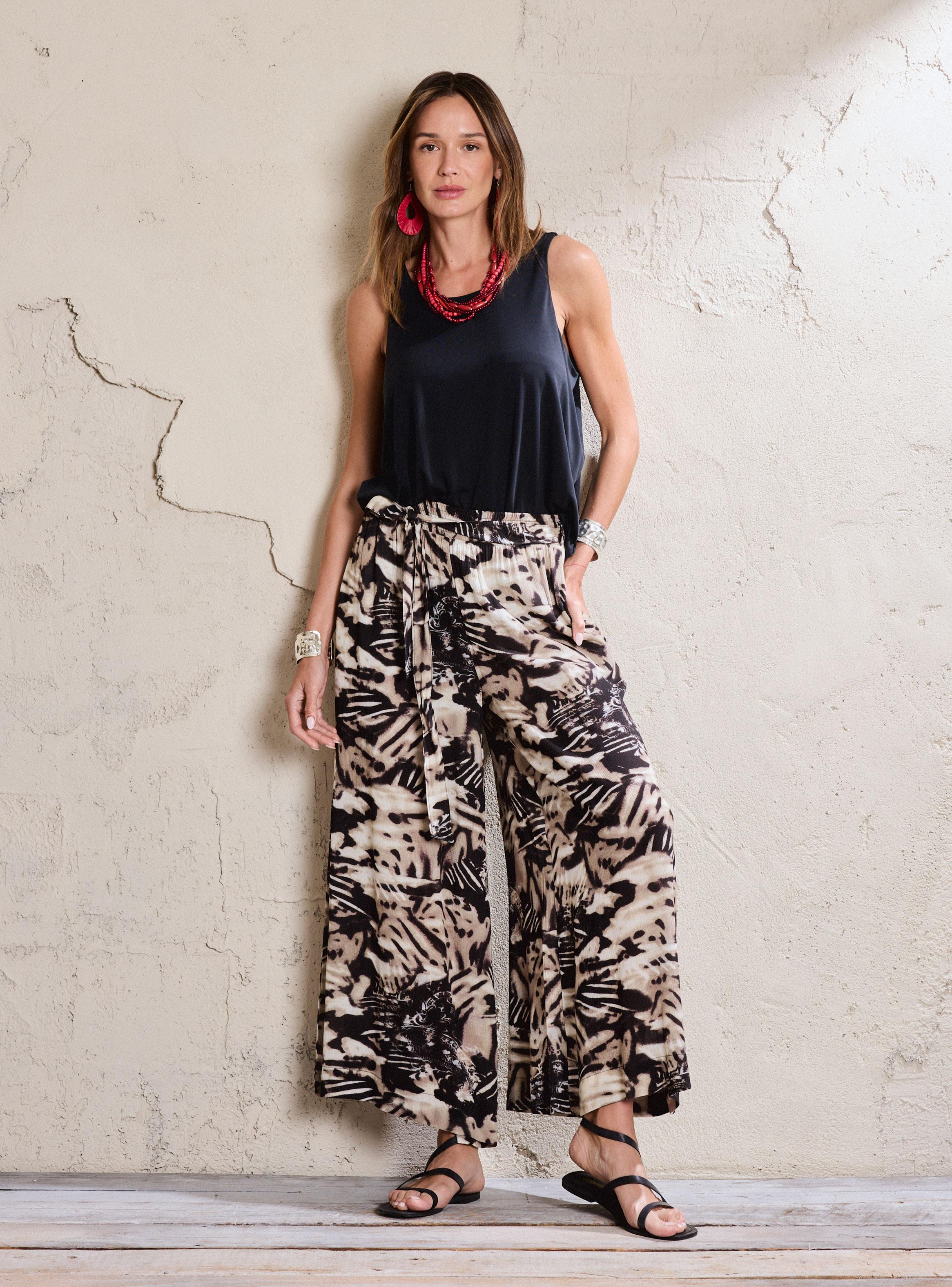 Pantalón Bambula con Lazo-4