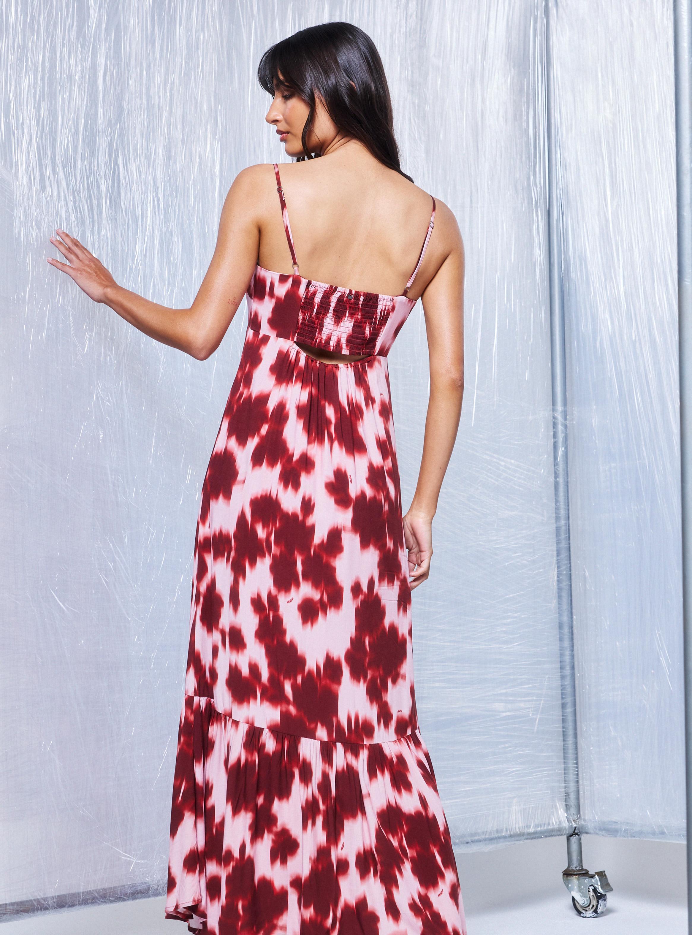 Vestido Largo con Vuelos-1
