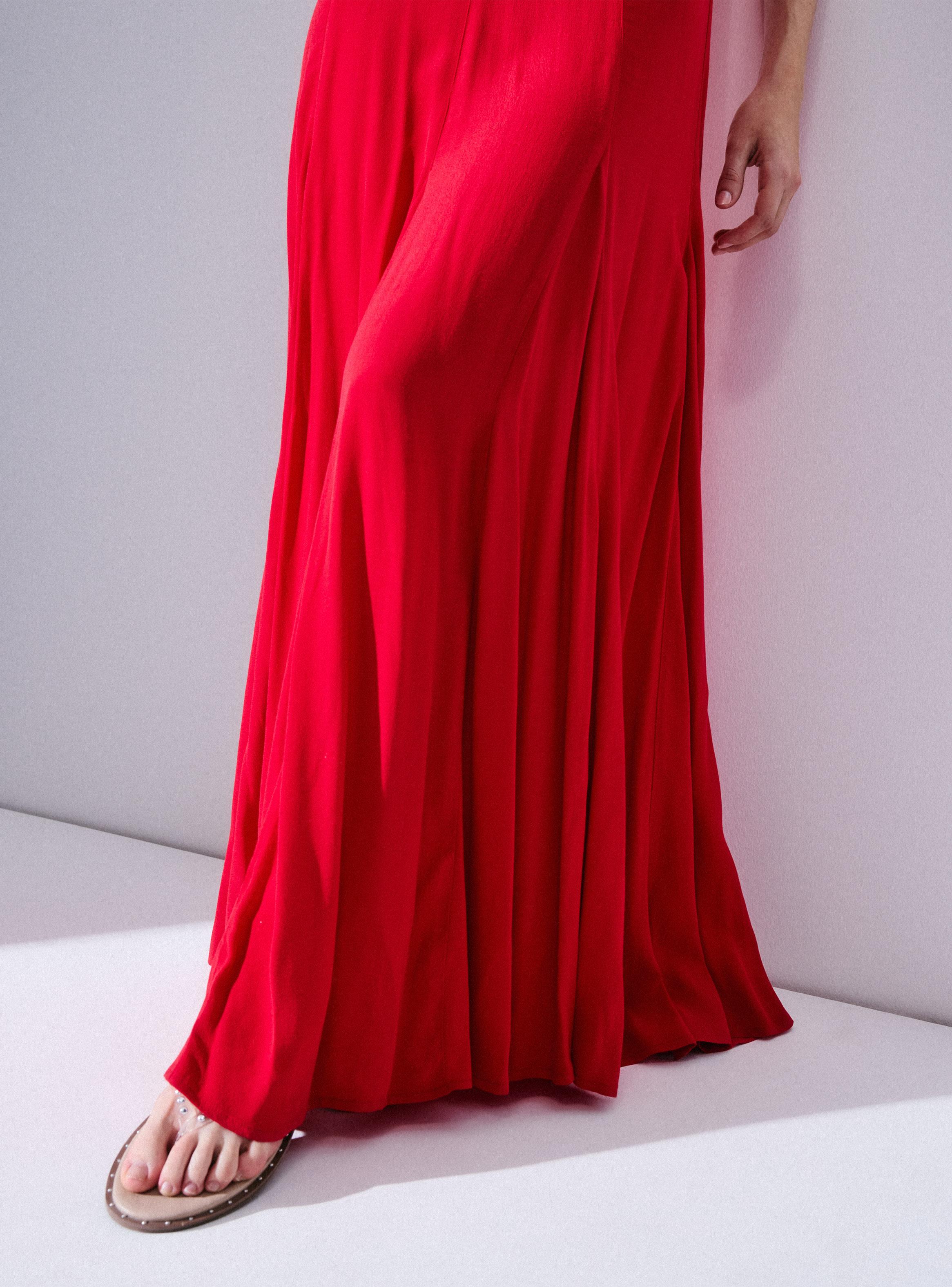 Vestido Largo con Cortes-3