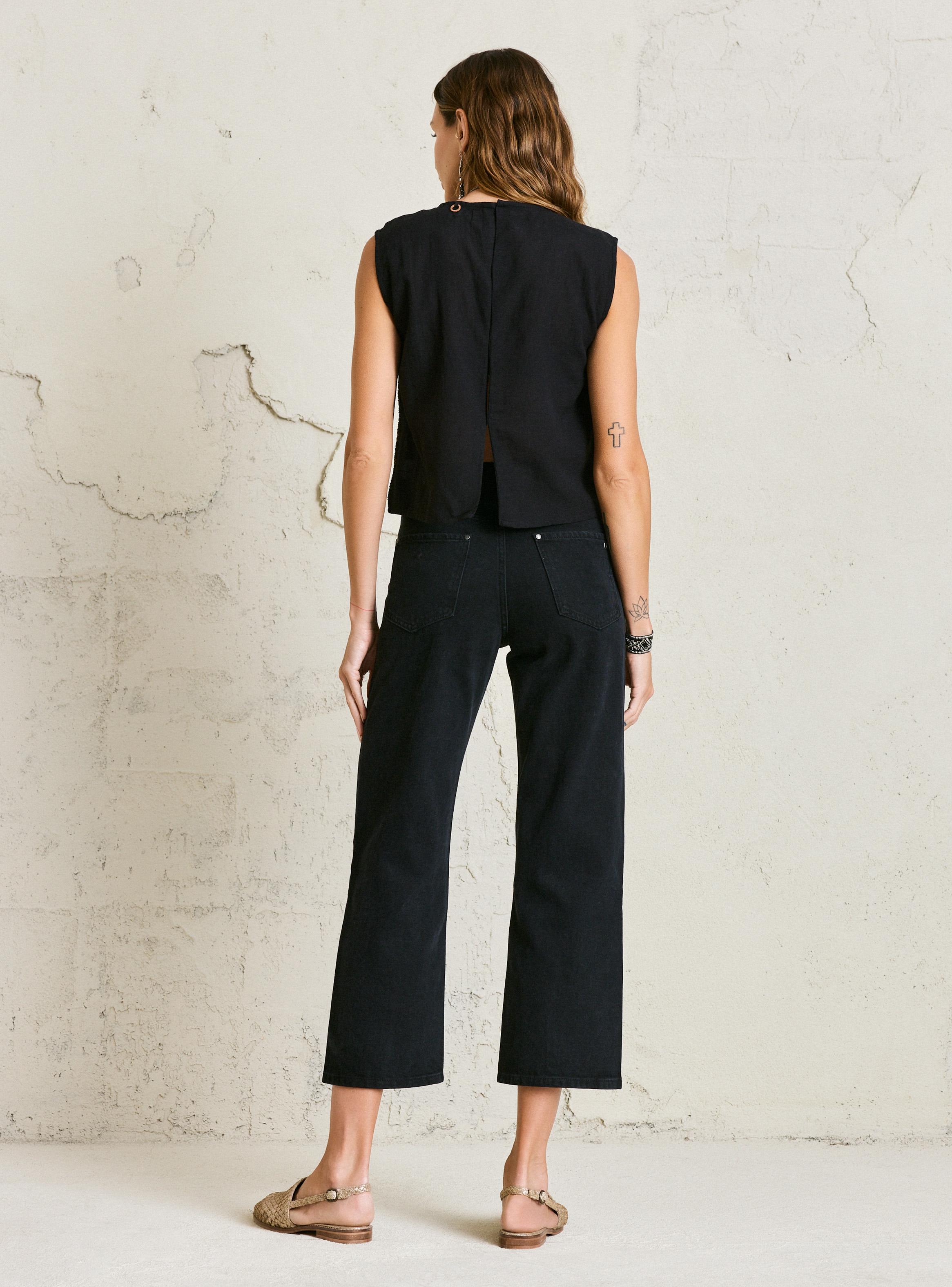 Blusa Bordado Mostacillas-5