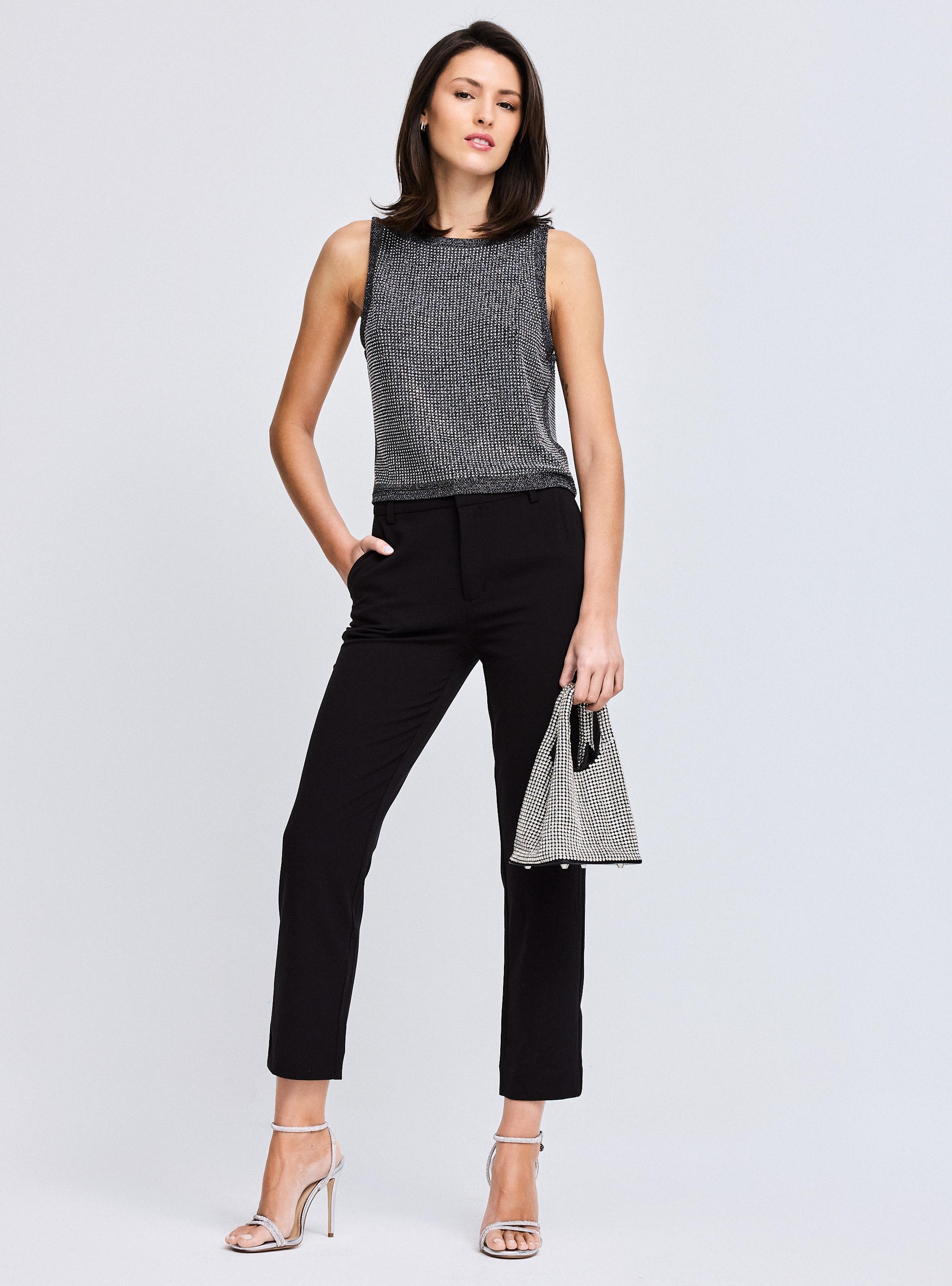 Polera Crop con Cristales-4