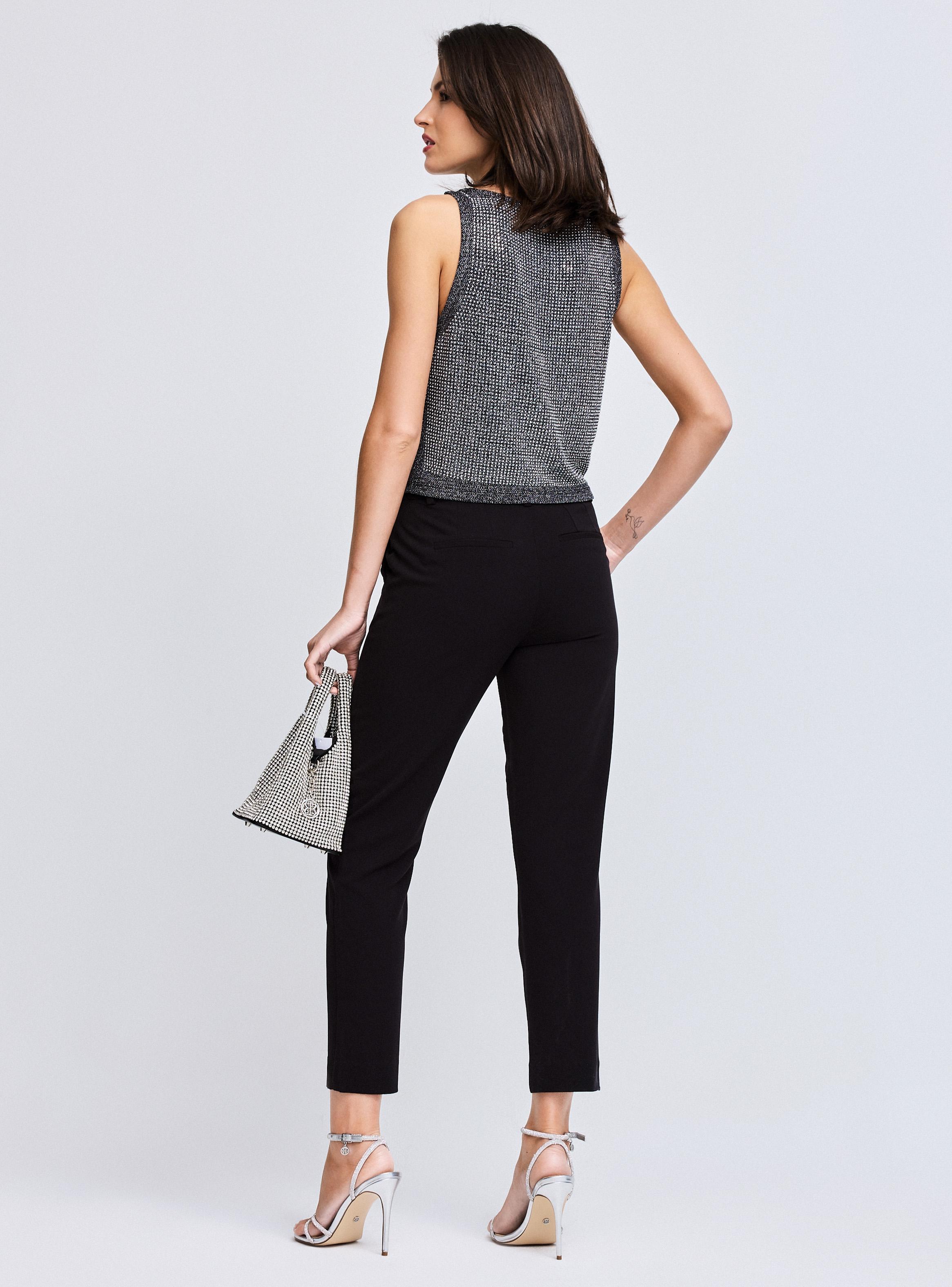 Polera Crop con Cristales-5