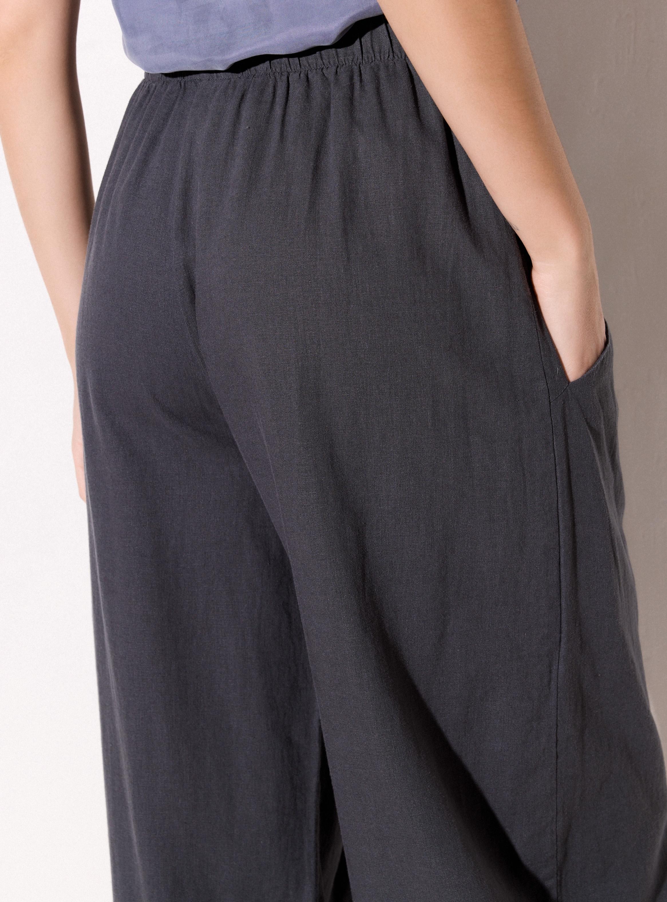 Pantalón Bombacho con Lino-3