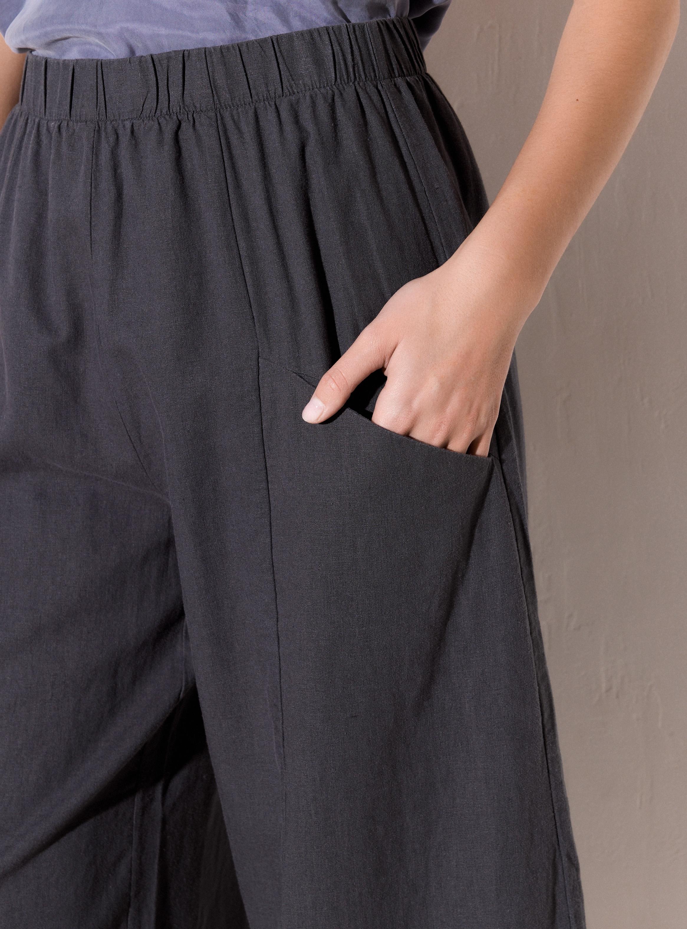 Pantalón Bombacho con Lino-2
