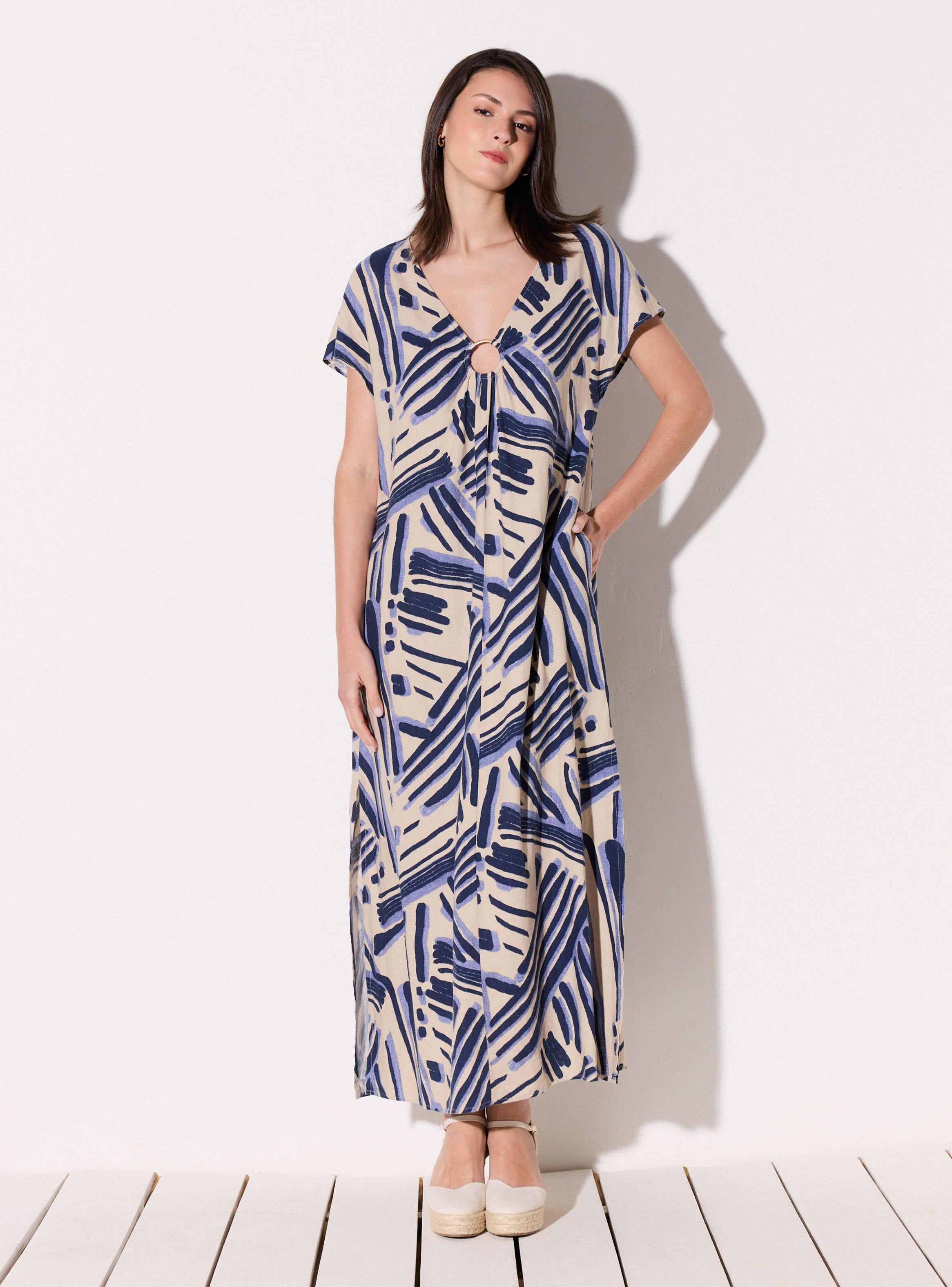 Vestido Túnica Estampada-4