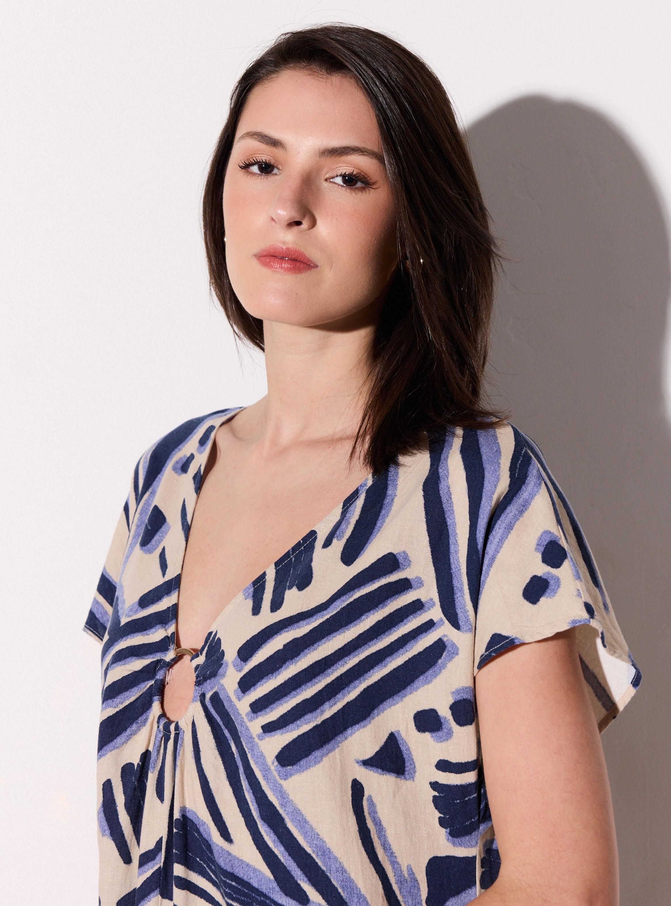 Vestido Túnica Estampada-2