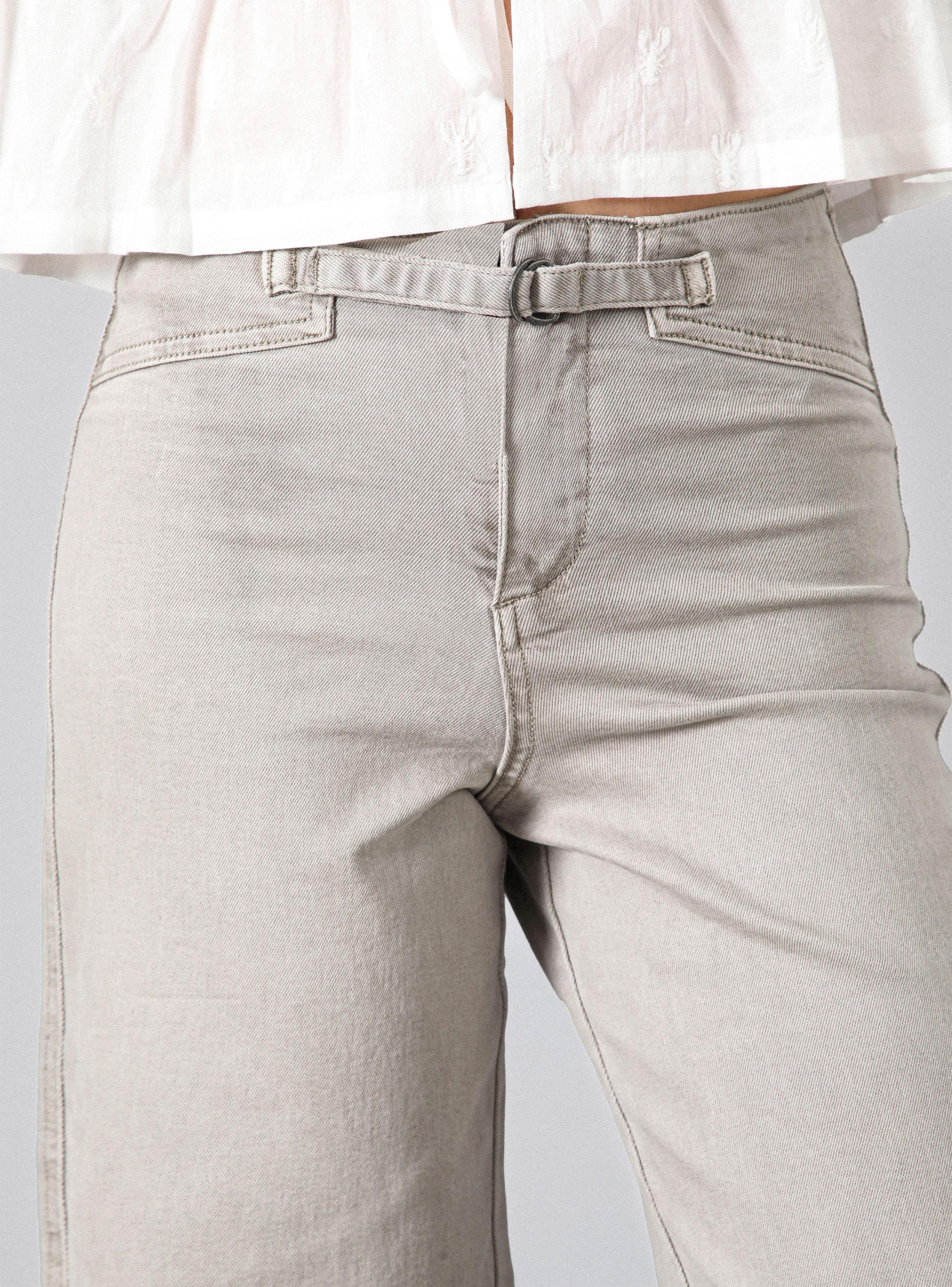 Jeans Pantalón Pretina Ajustada Gray-2
